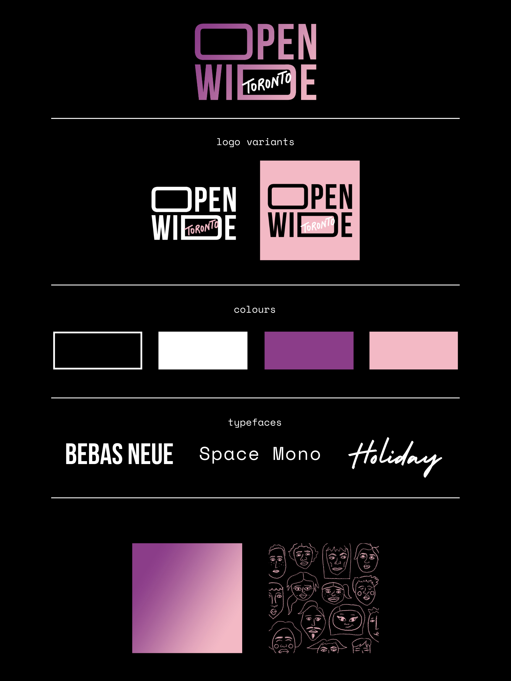 Open Wide TO Brand Identity