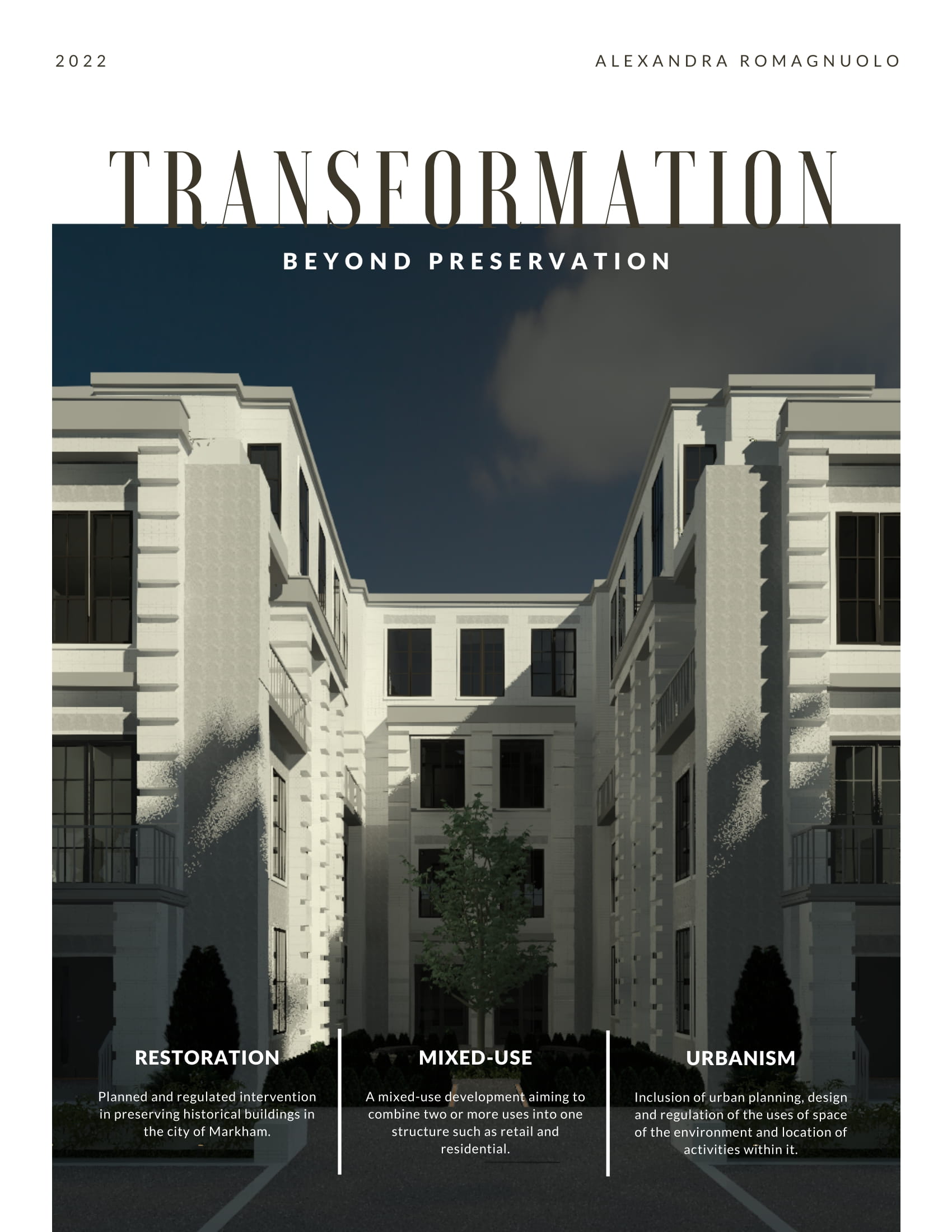 01 For Jurying Consideration: Transformation Beyond Preservation