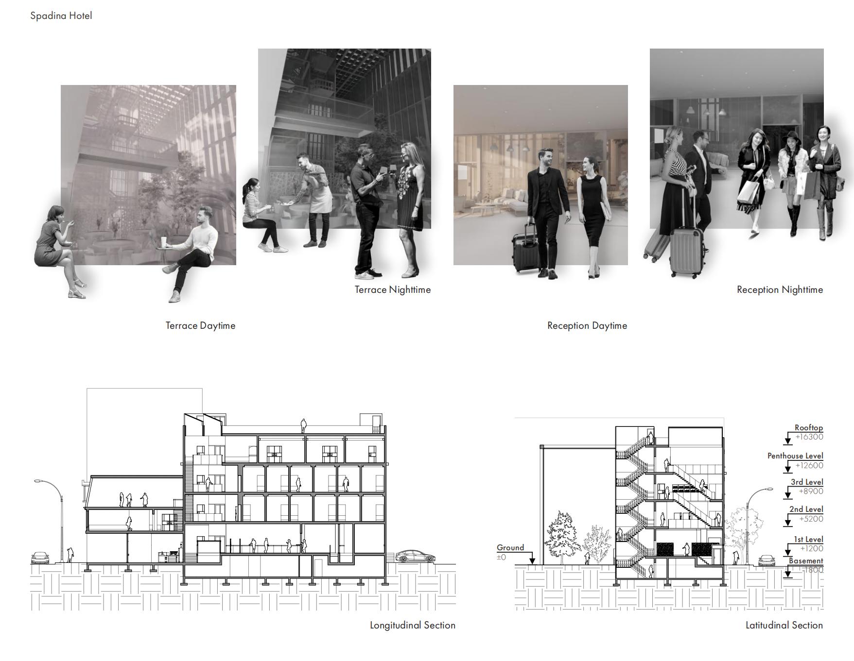 Day and Night Renderings& Sections