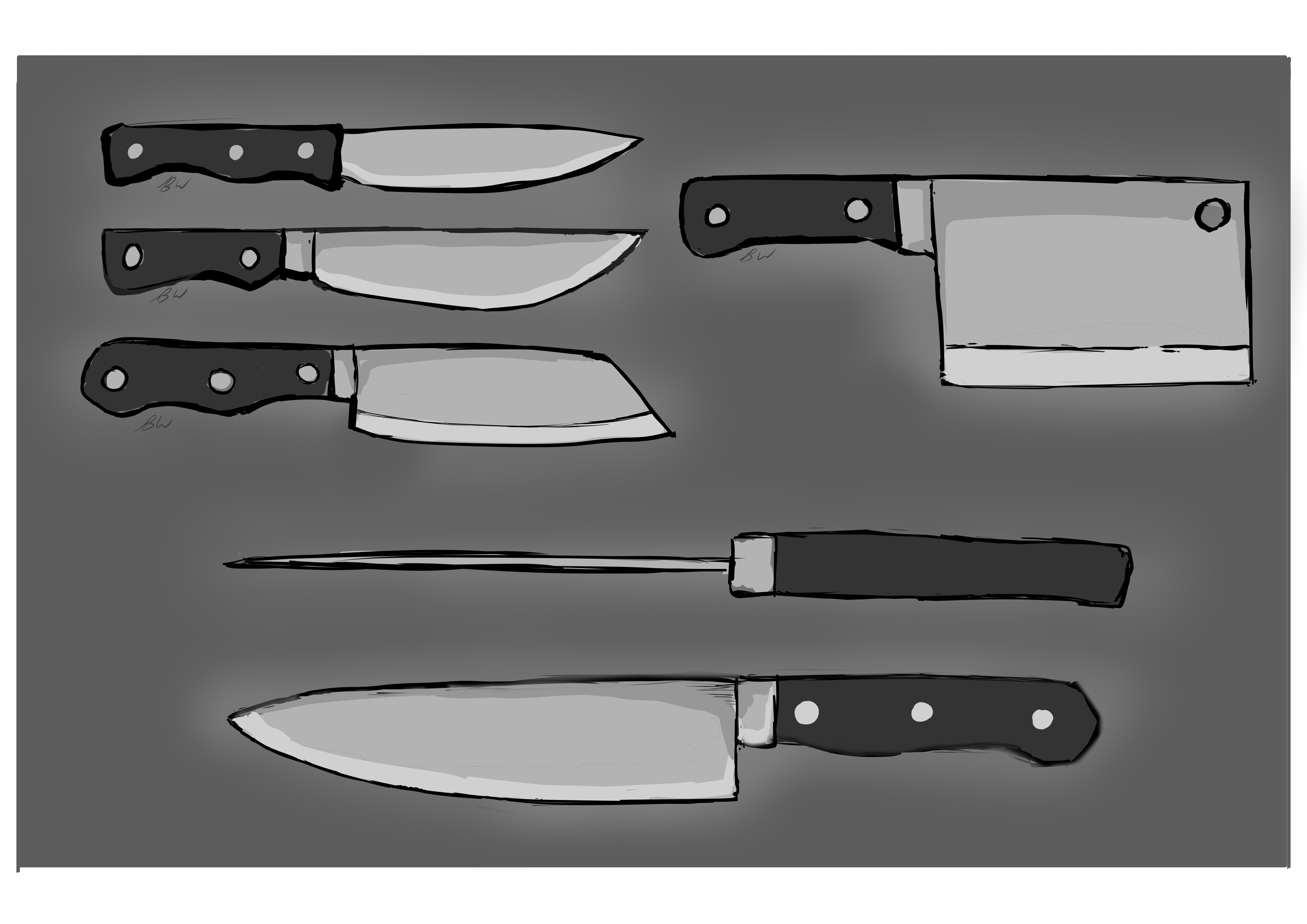 Concept Art Knives