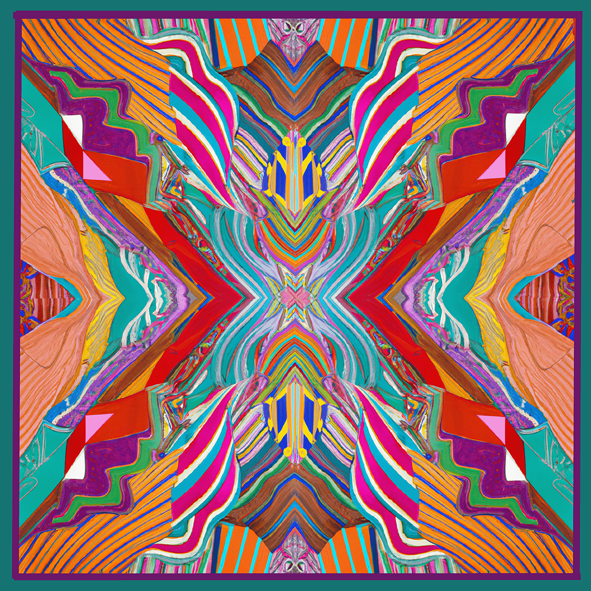 Oversized Silk Scarf