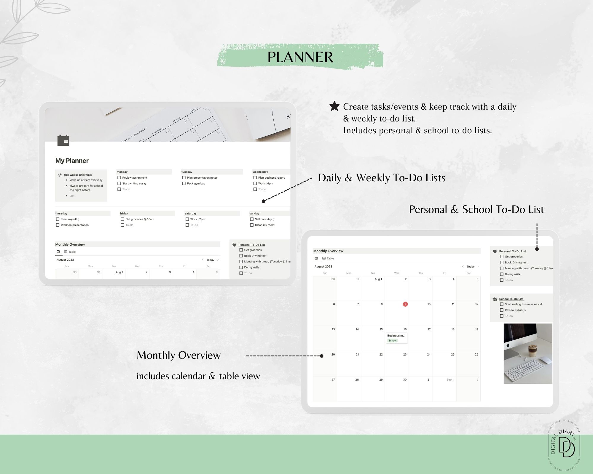 Notion Academic Planner