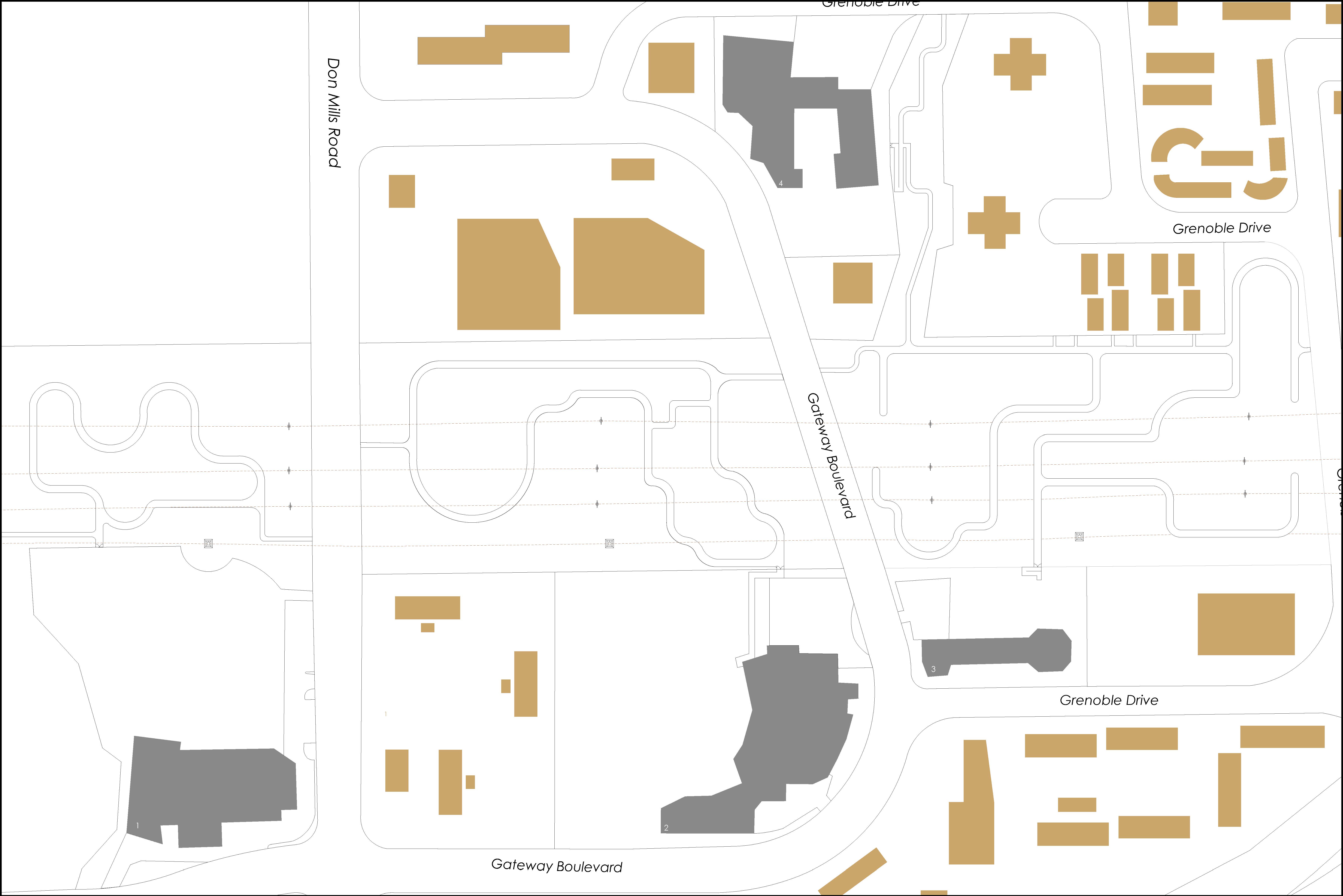 Zoom on Site plan