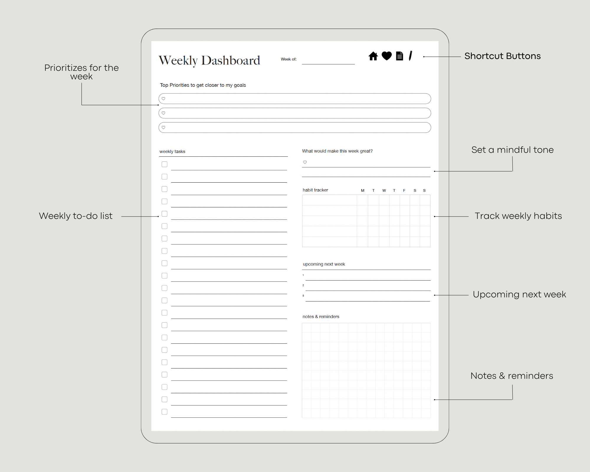 Weekly Digital Planner