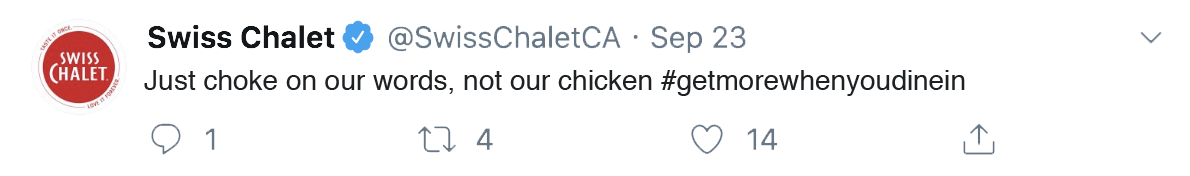Swiss Chalet: Get more out of dining in