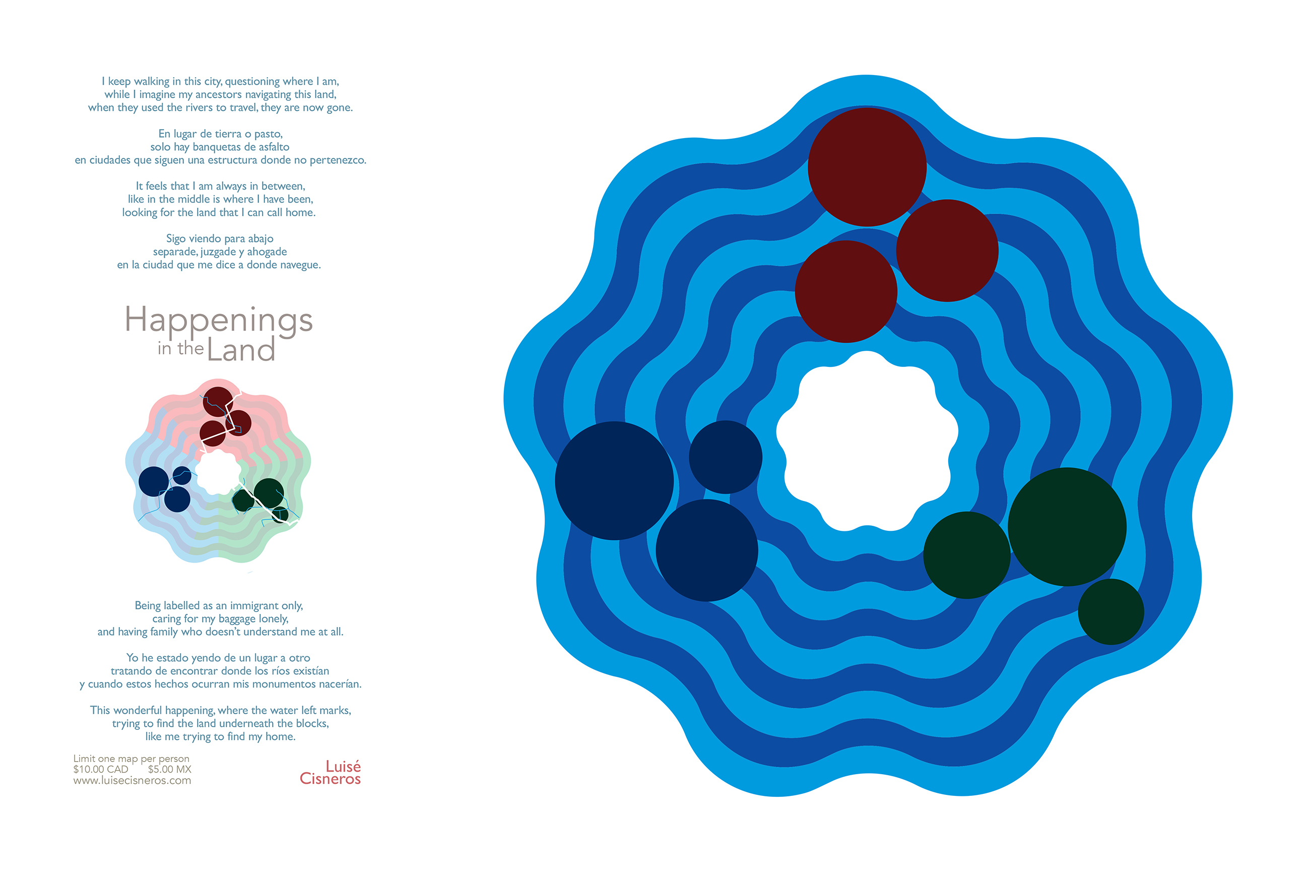 Happenings in the Land Map Front