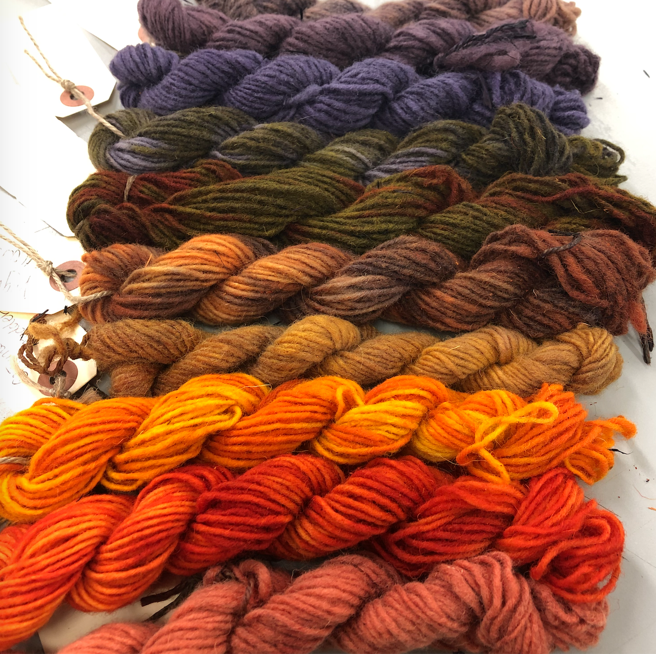 Hand Dye Yarn and Textile design