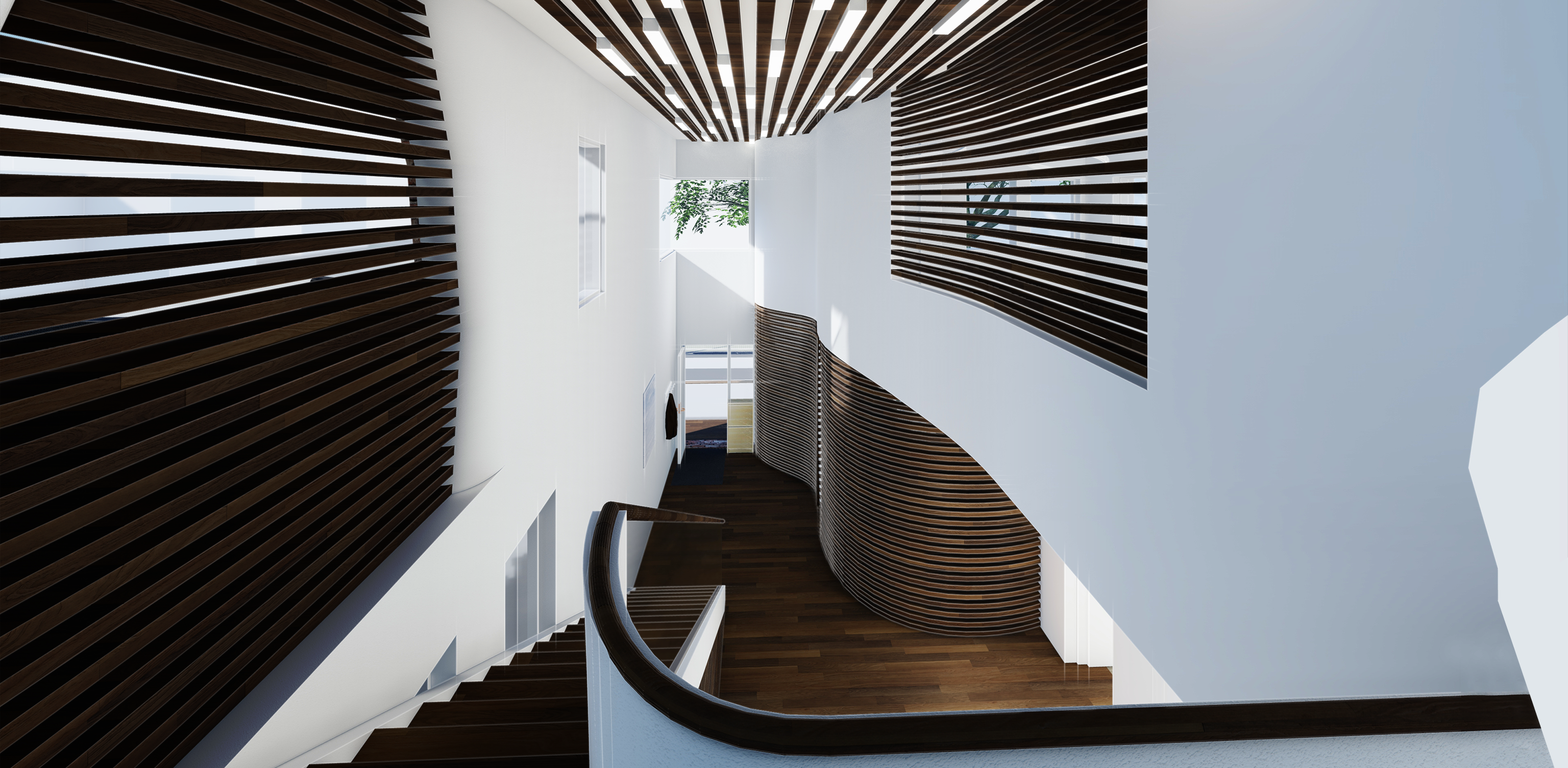 Perspective Render from Mezzanine