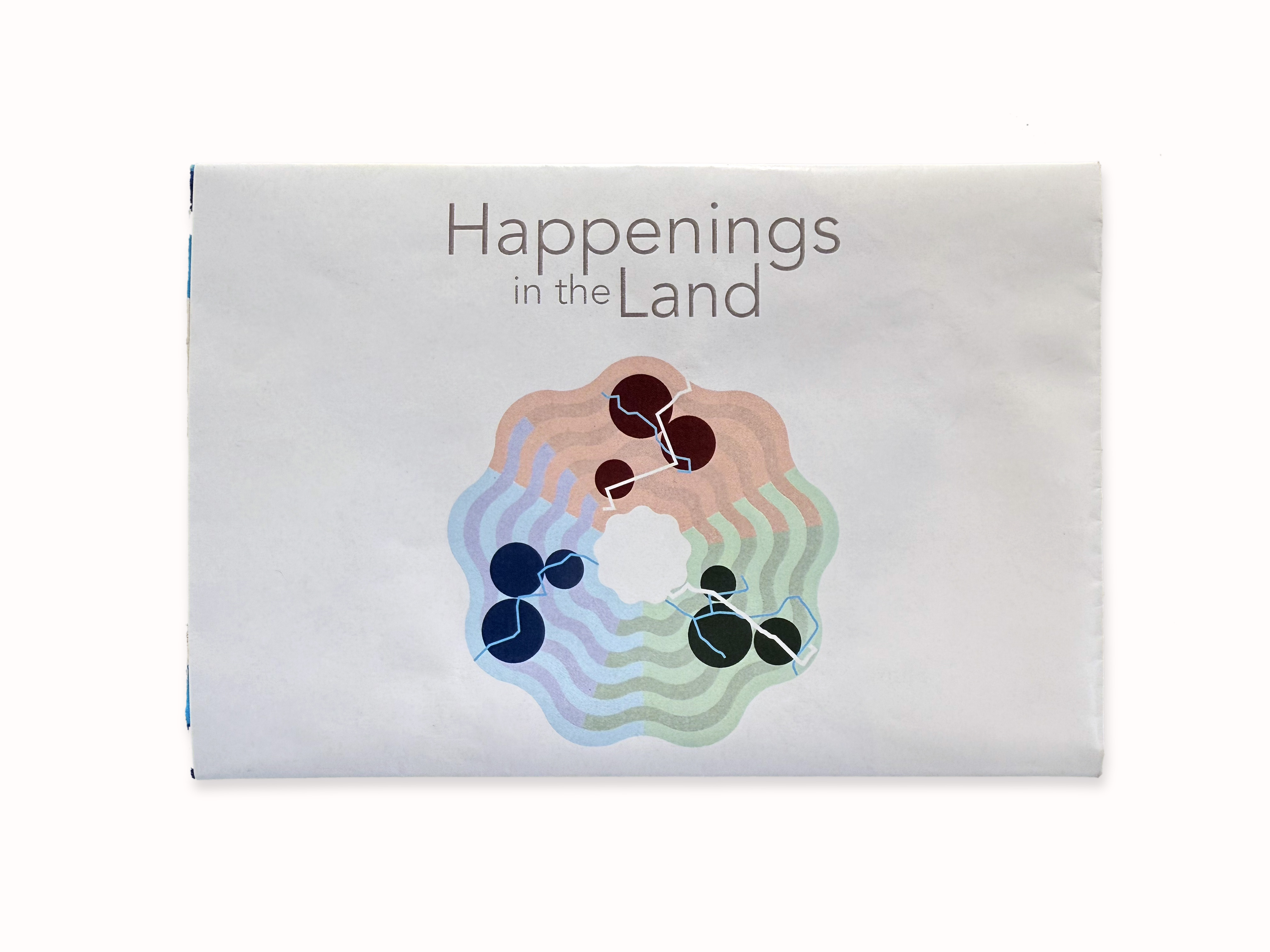 Happenings in the Land Map folded front