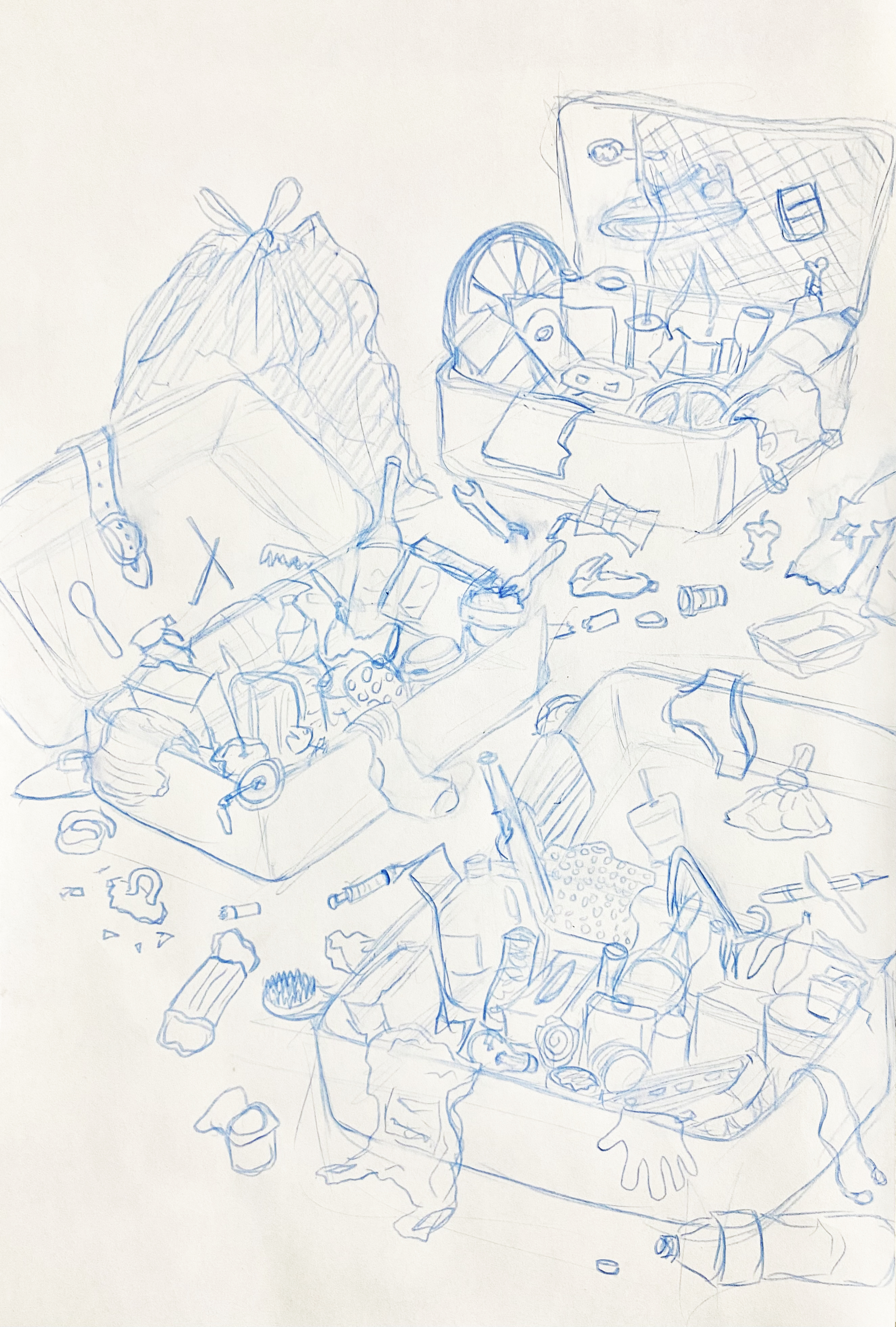 Suitcases As Landfills