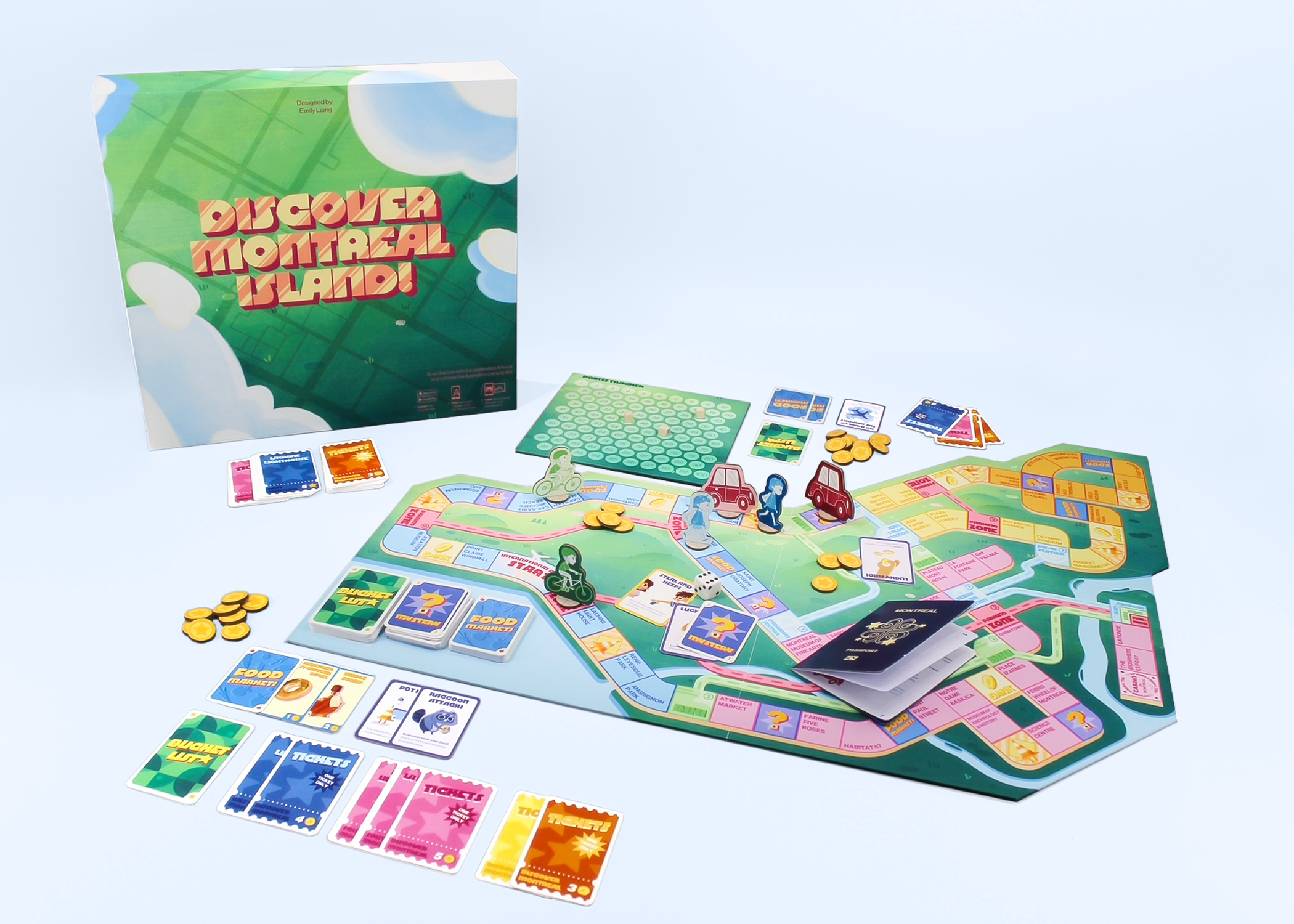 Discover Montreal Island! (Board Game)