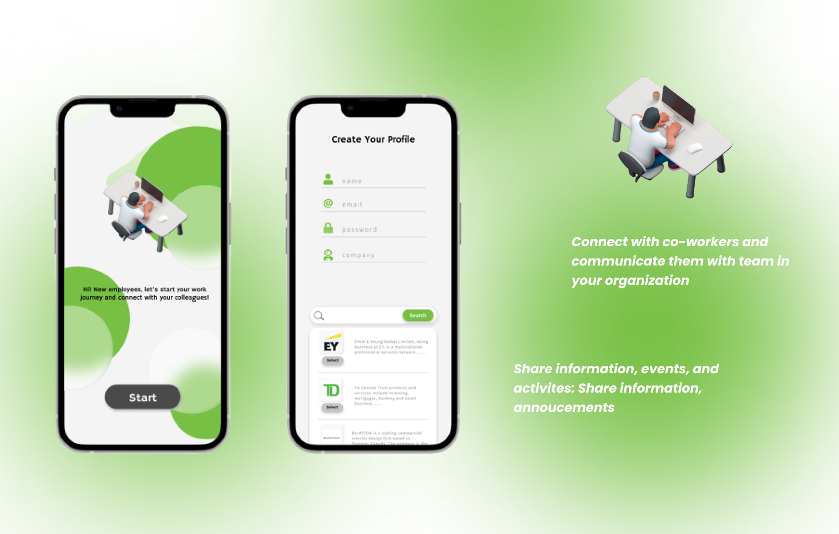 Entering the workplace
