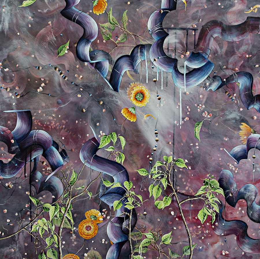 Acrylic and Mixed Media on Canvas Paintings