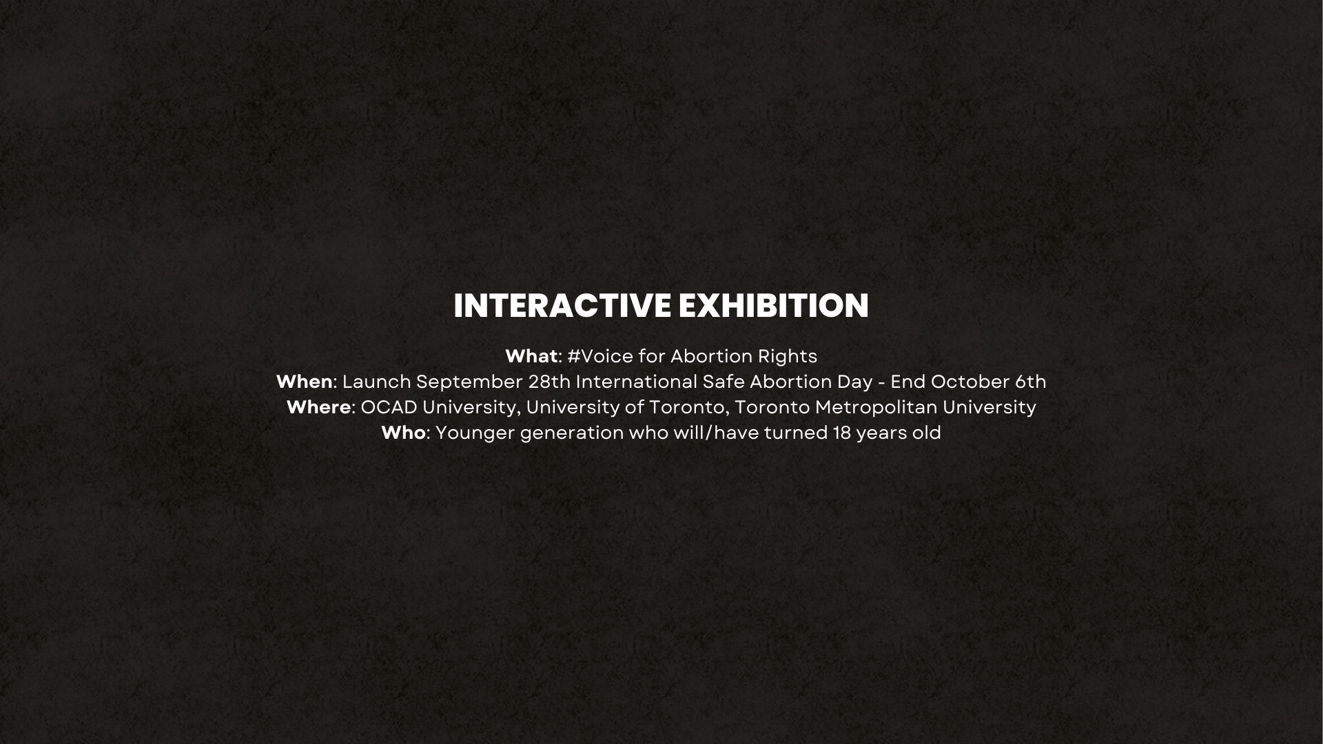 #VoiceforAbortionRights