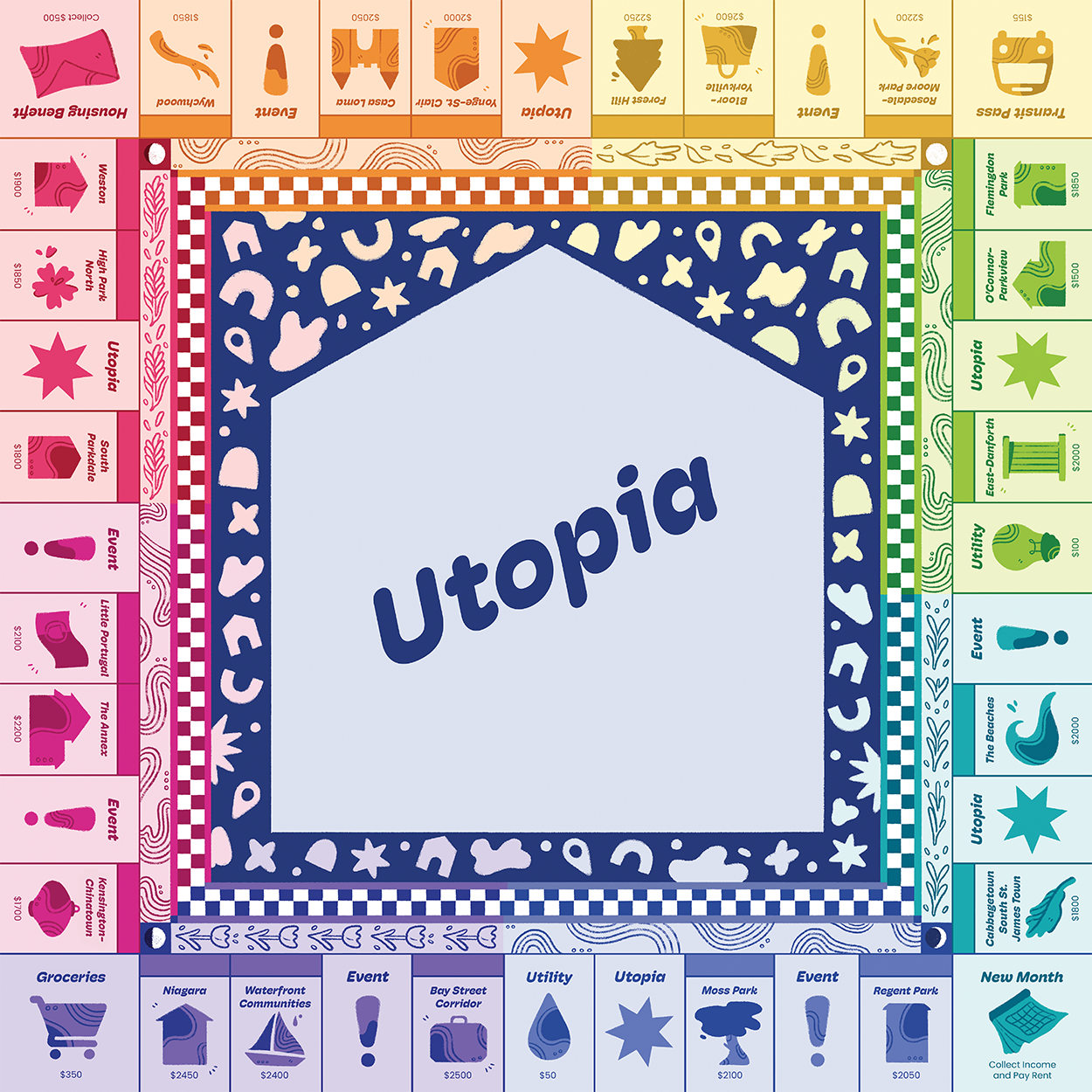 Utopia Board Illustration