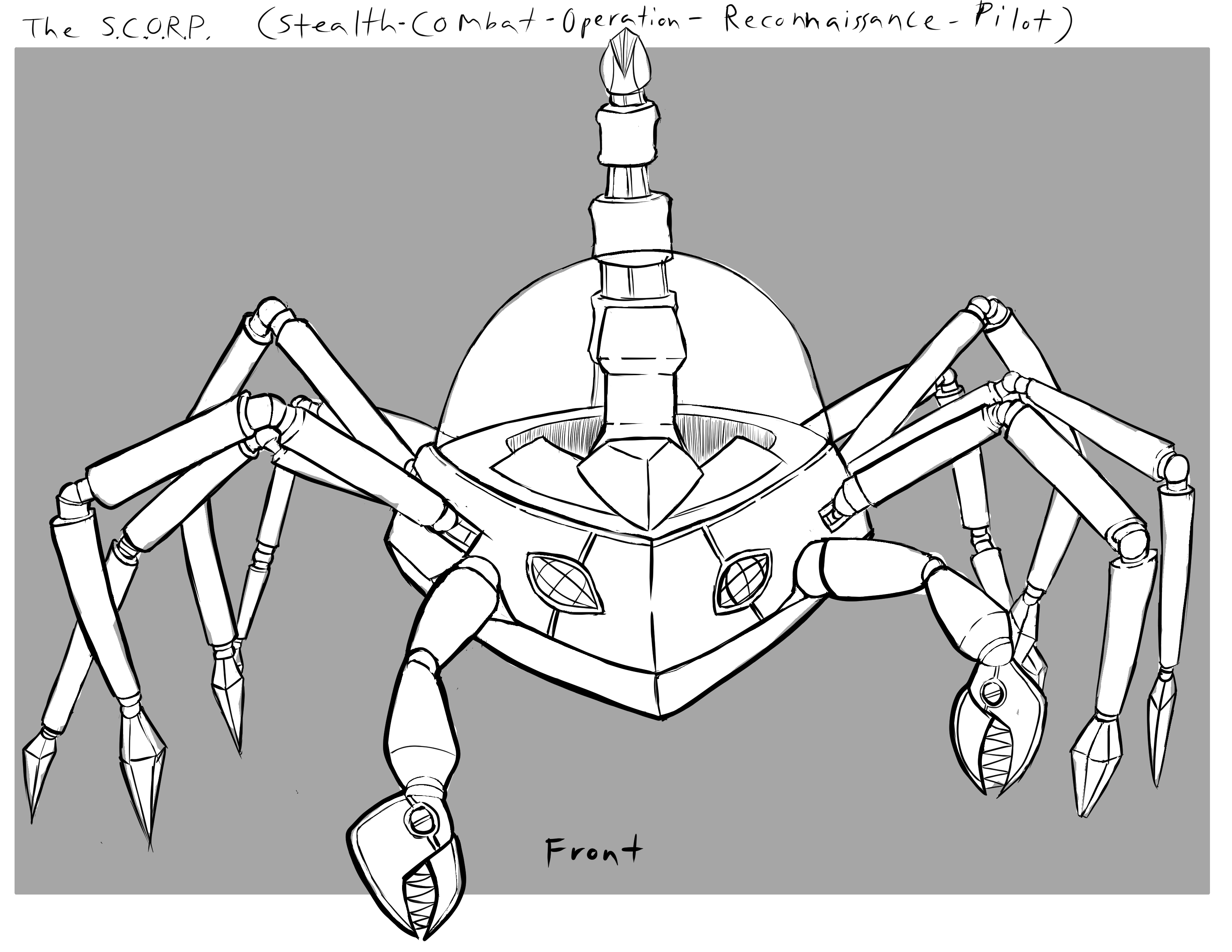 The S.C.O.R.P vehicle design concept art
