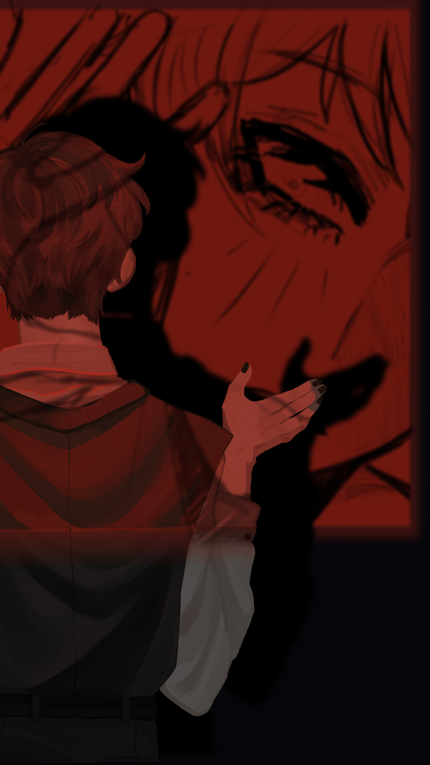 self portrait (FAKE) - reflection