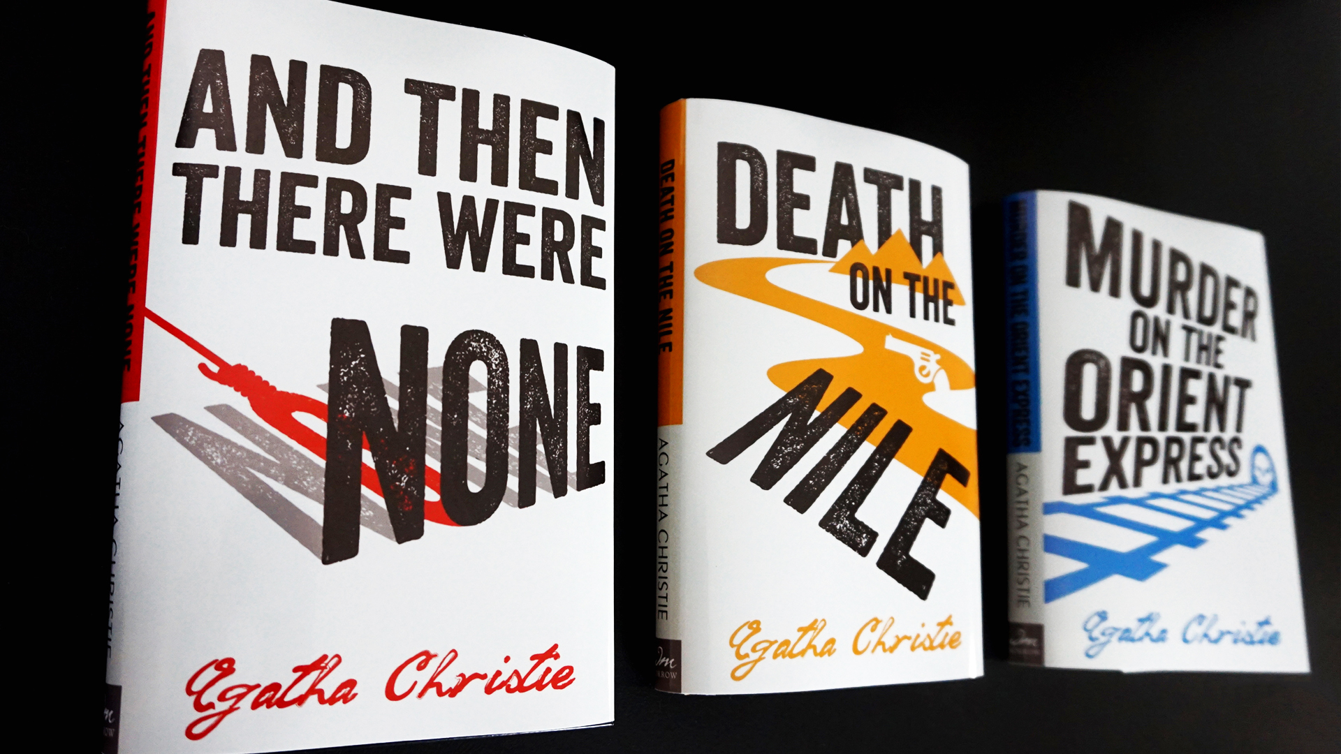 Agatha Christie Book Jacket Design Concepts