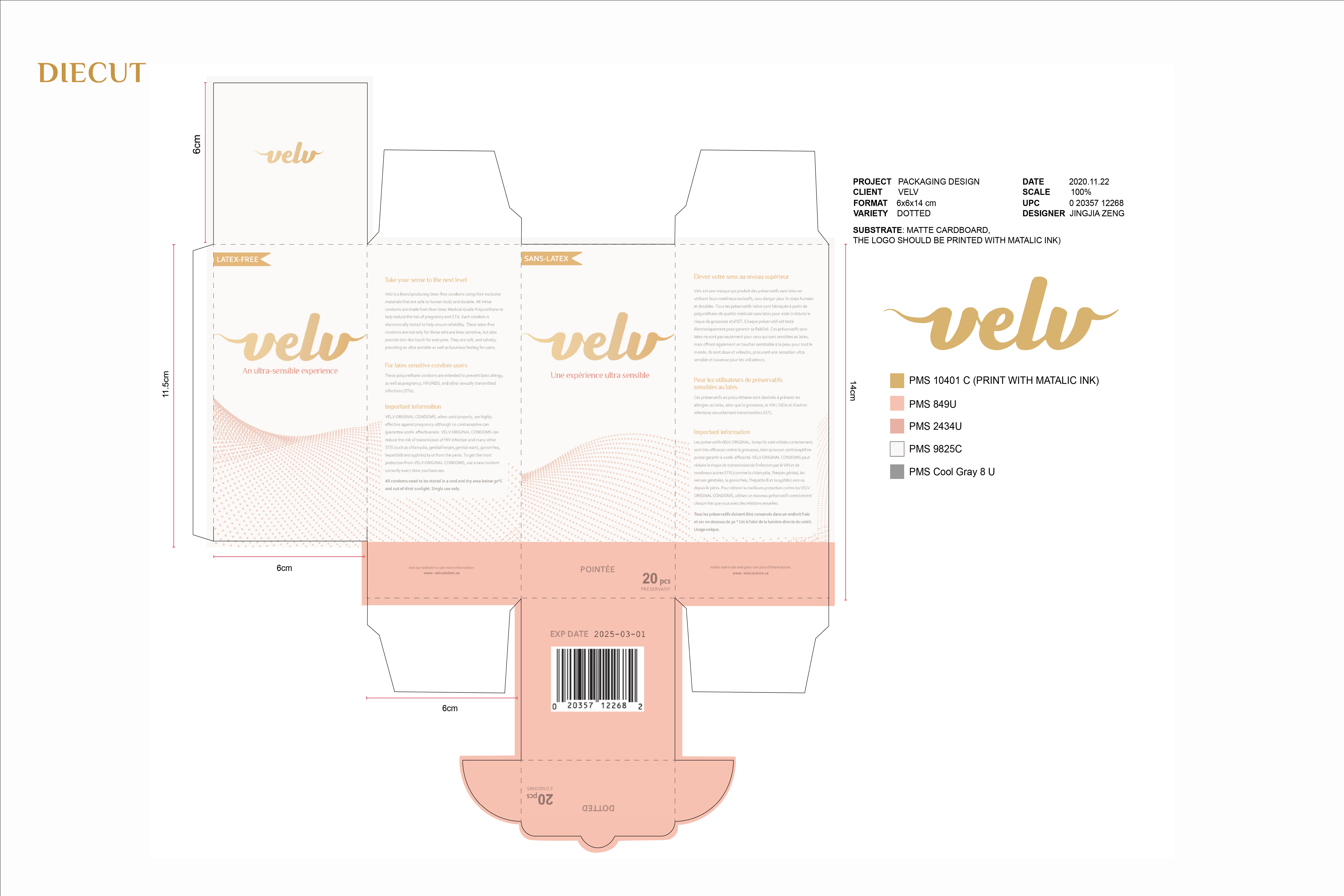 CONDOM BRANDING & PACKAGING DESIGN：VELV