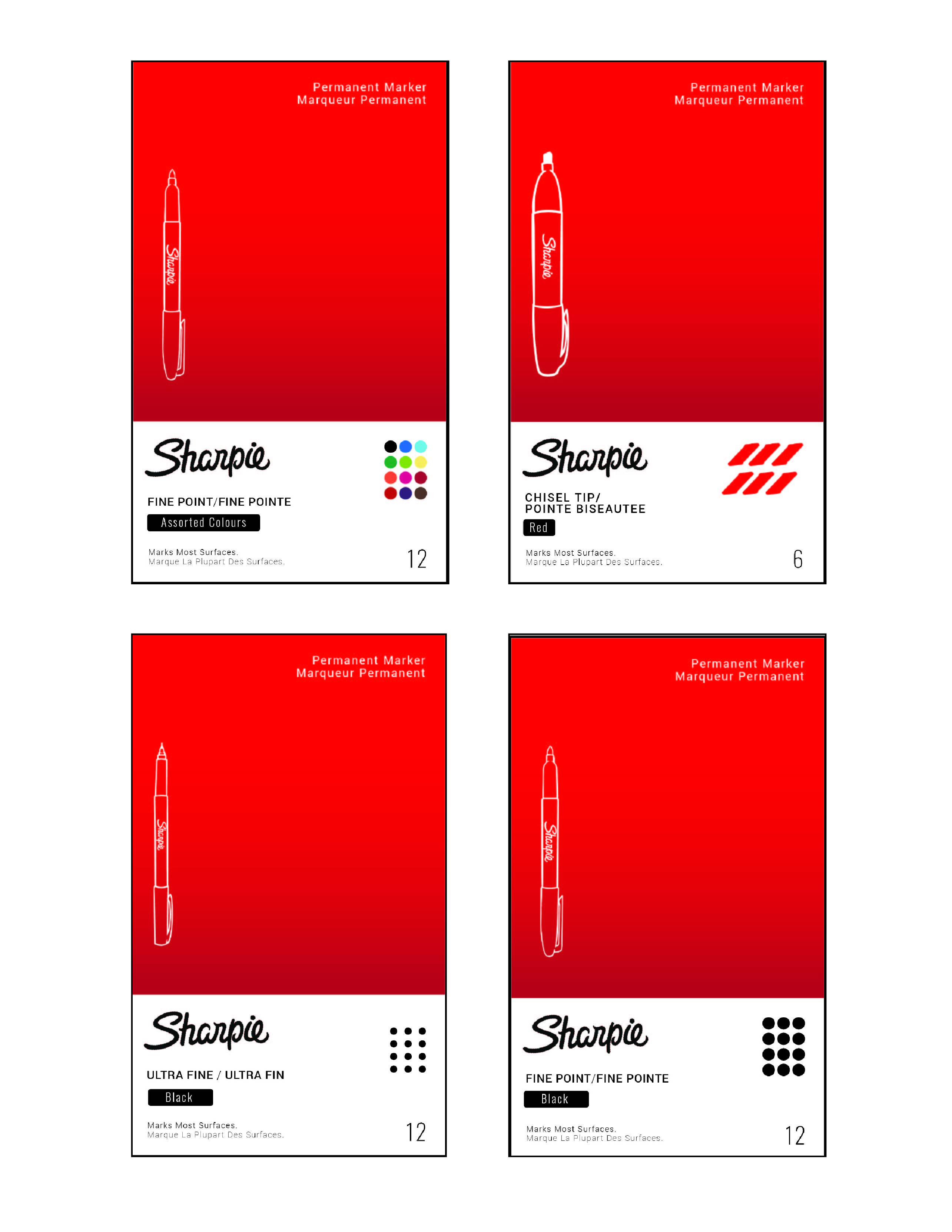Sharpie Package Re-Design