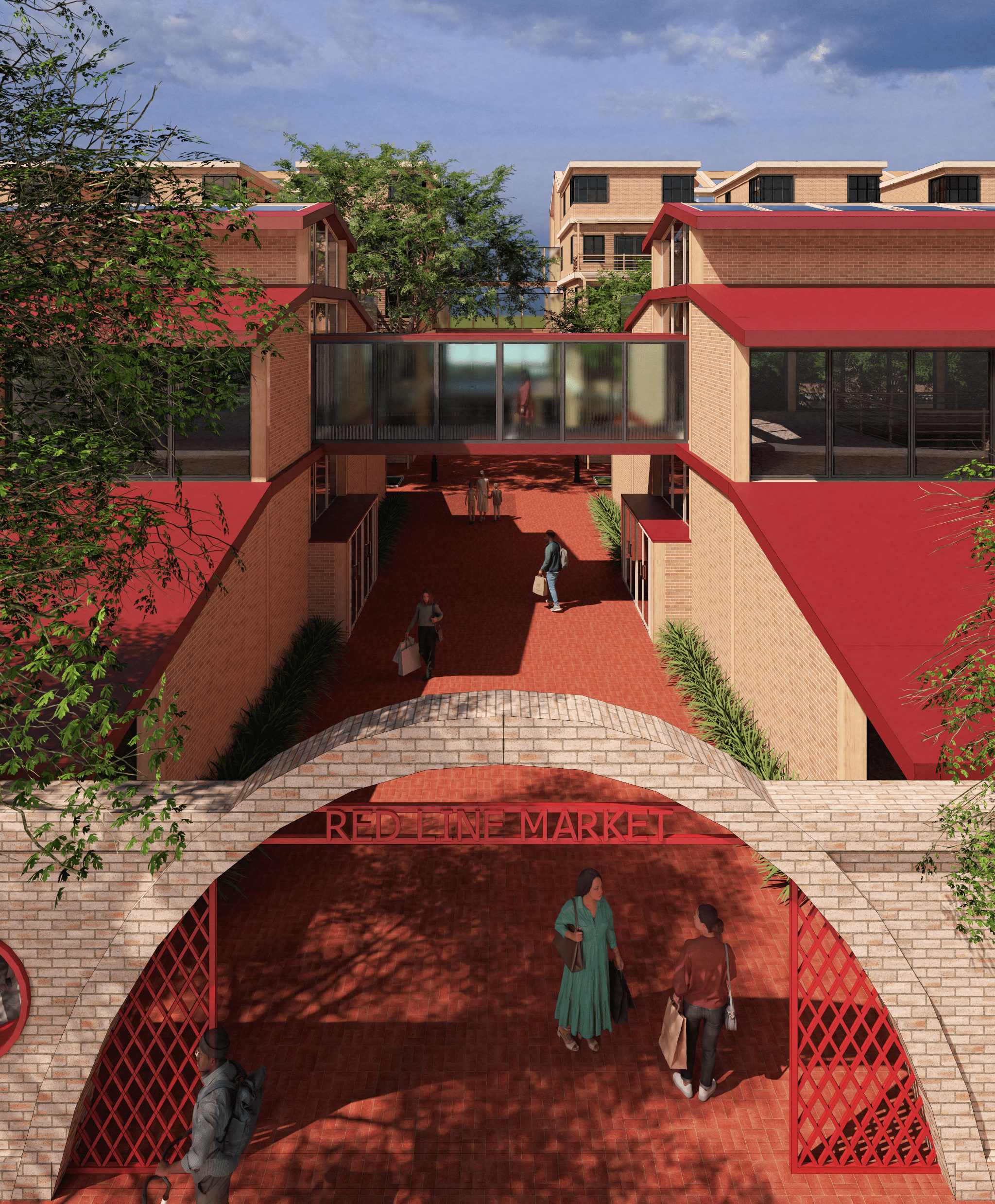 Red Line Market Entrance