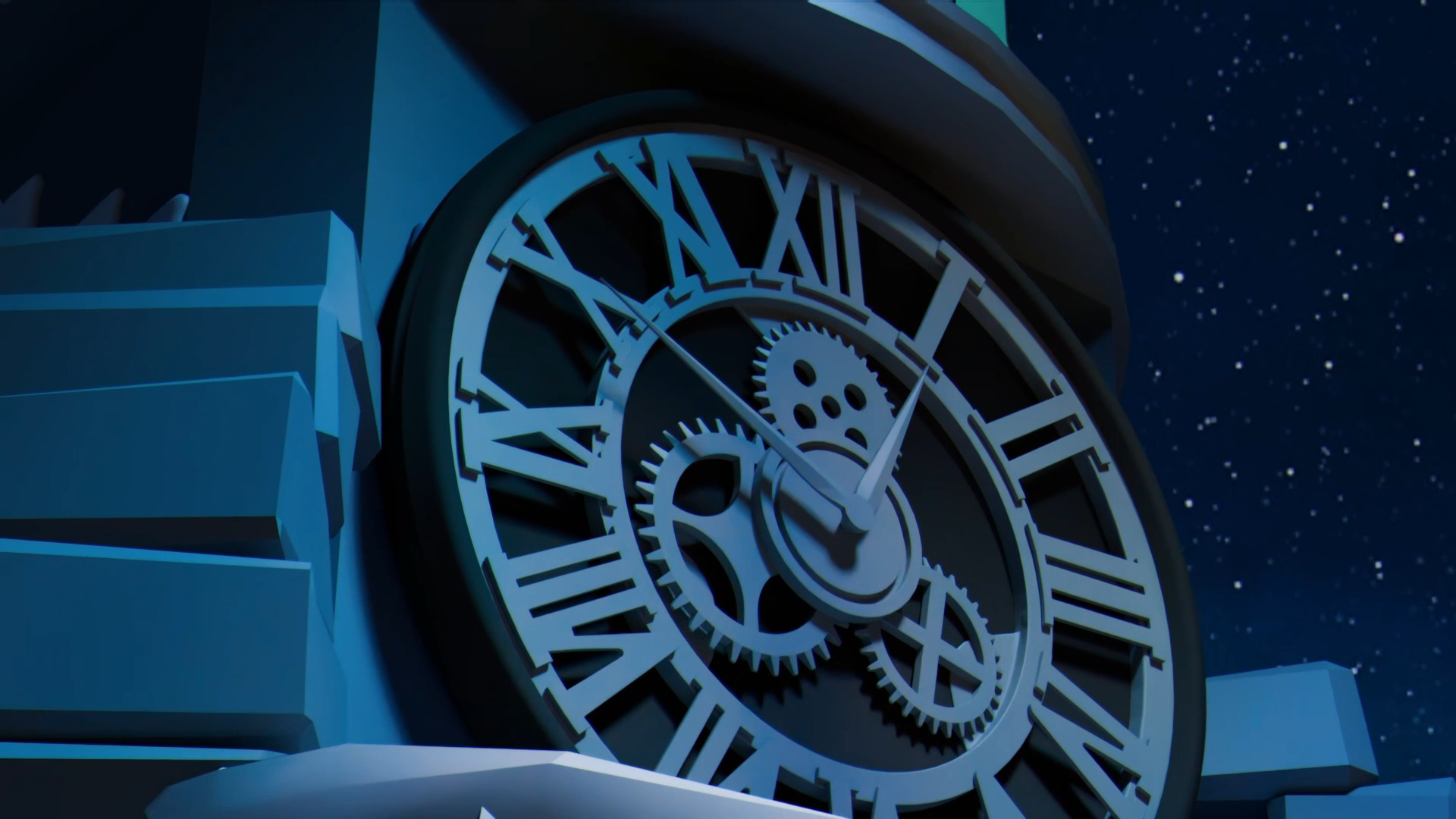 Ecliptica Town - win and lose ending animation