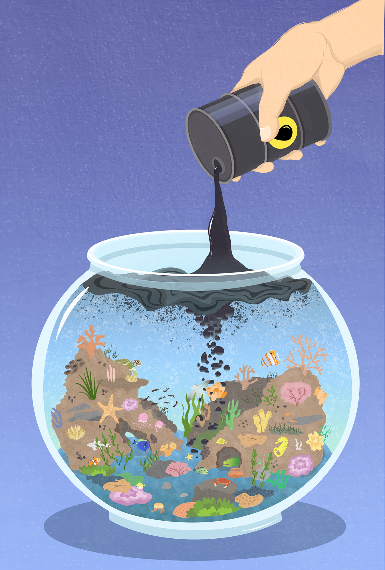 Oil Spills As Fish Food