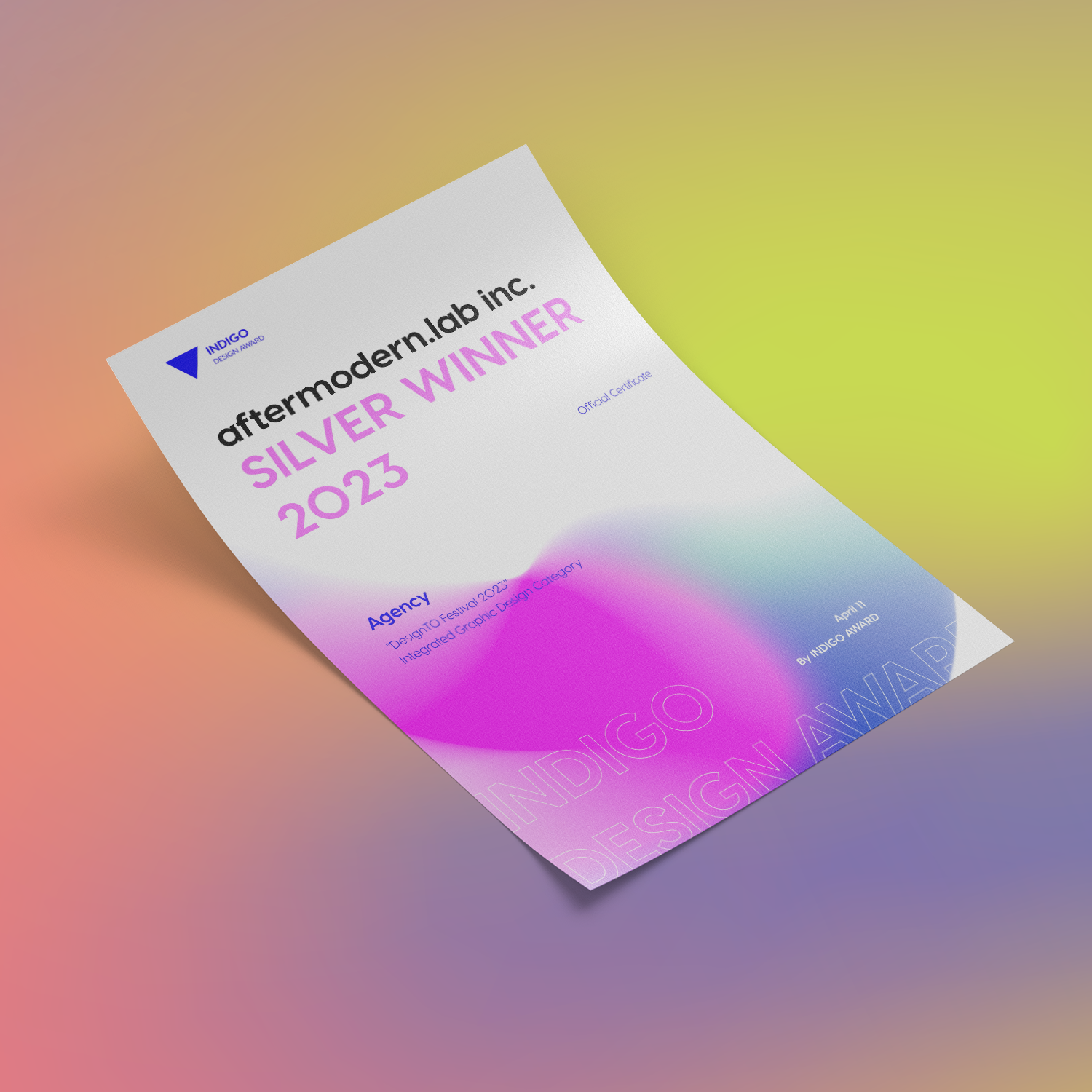 Indigo Design Award, Silver for Integrated Graphic Design