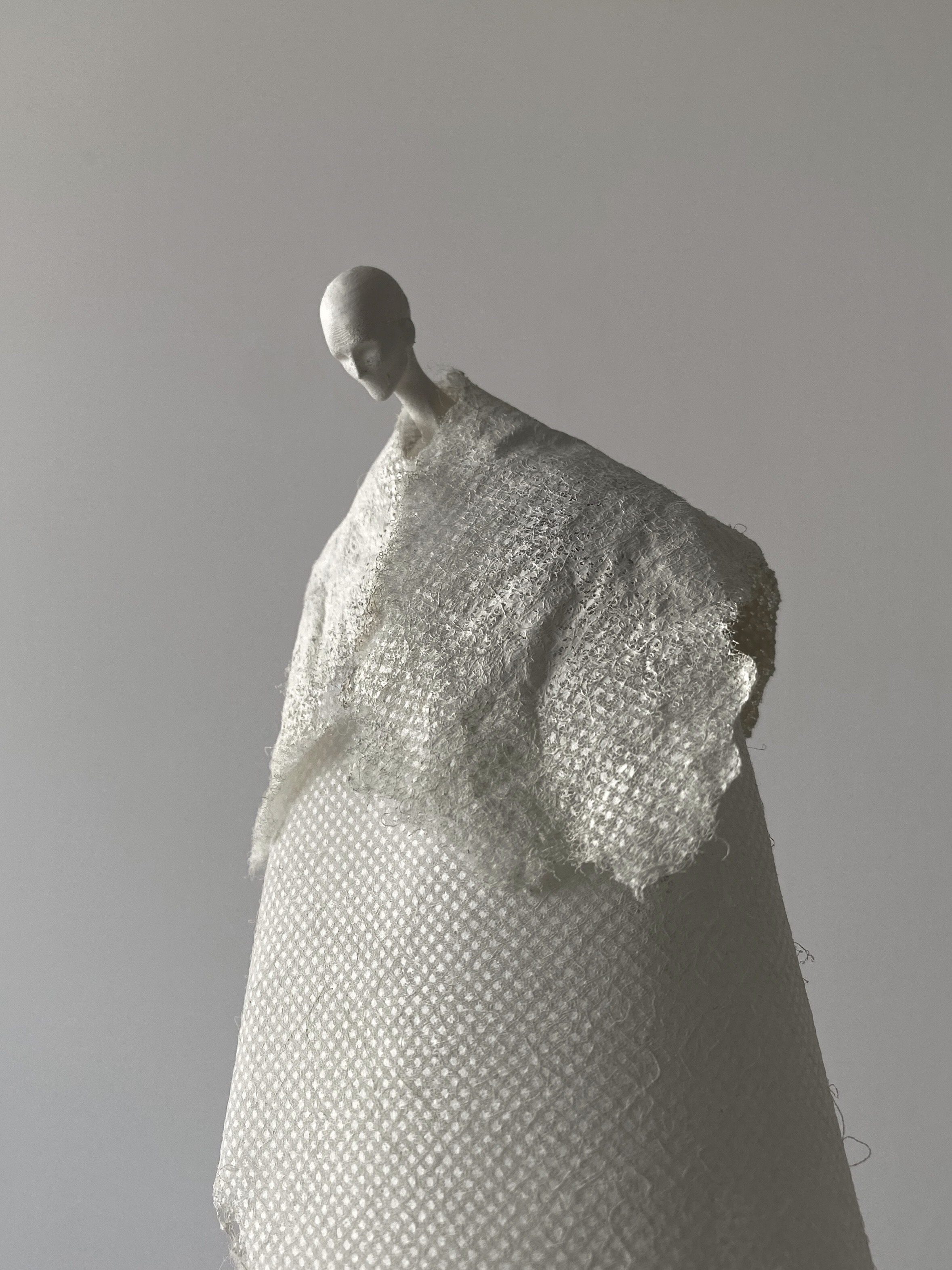 Standing beside the river