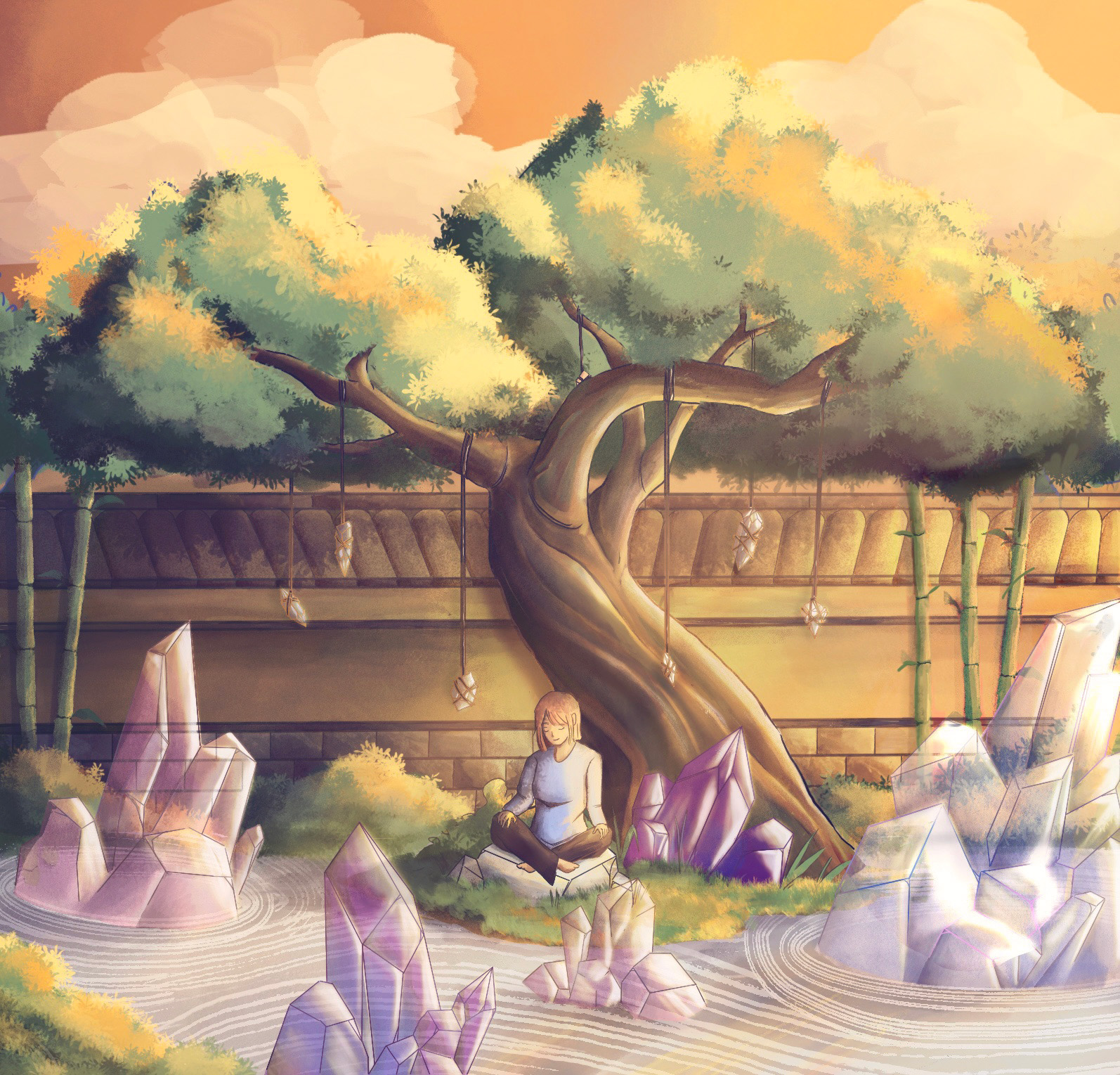 4. Zen Crystal Garden