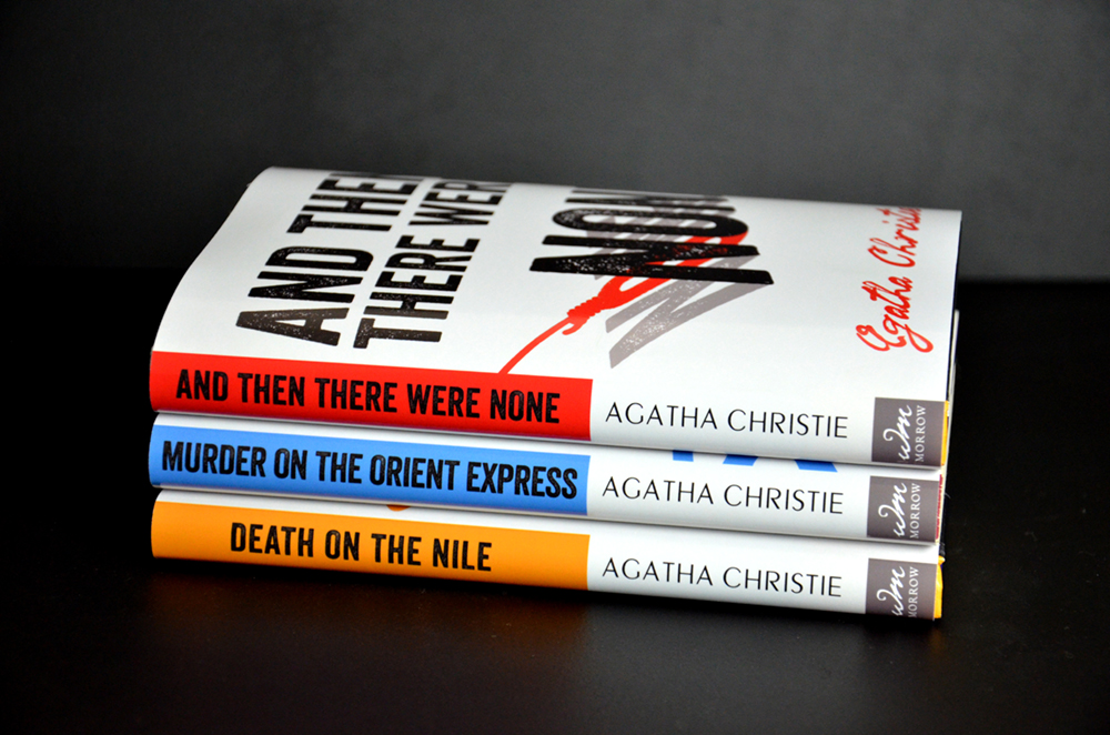 Agatha Christie Book Jacket Design Concepts