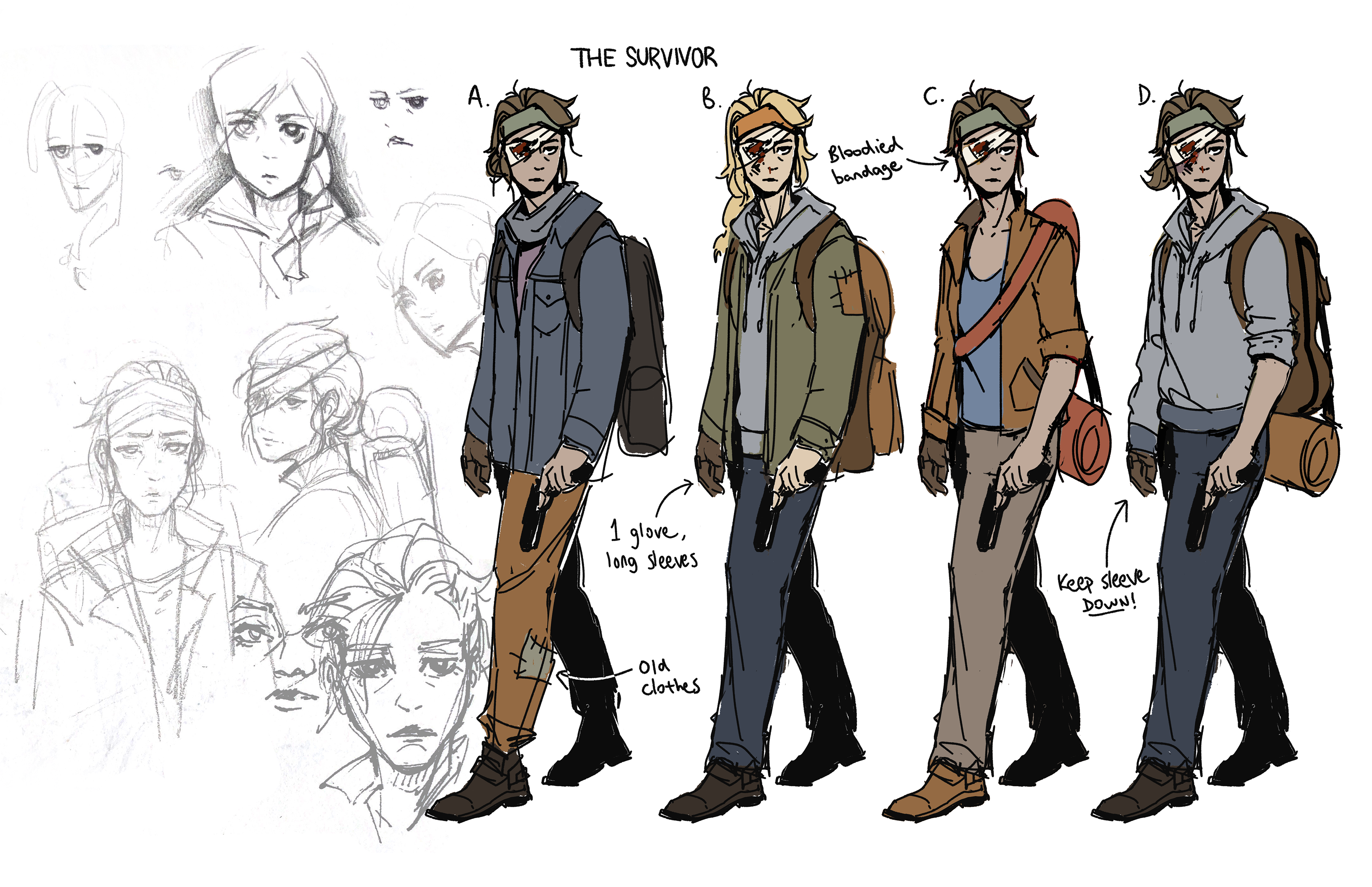 Character Concept Art: Roughs