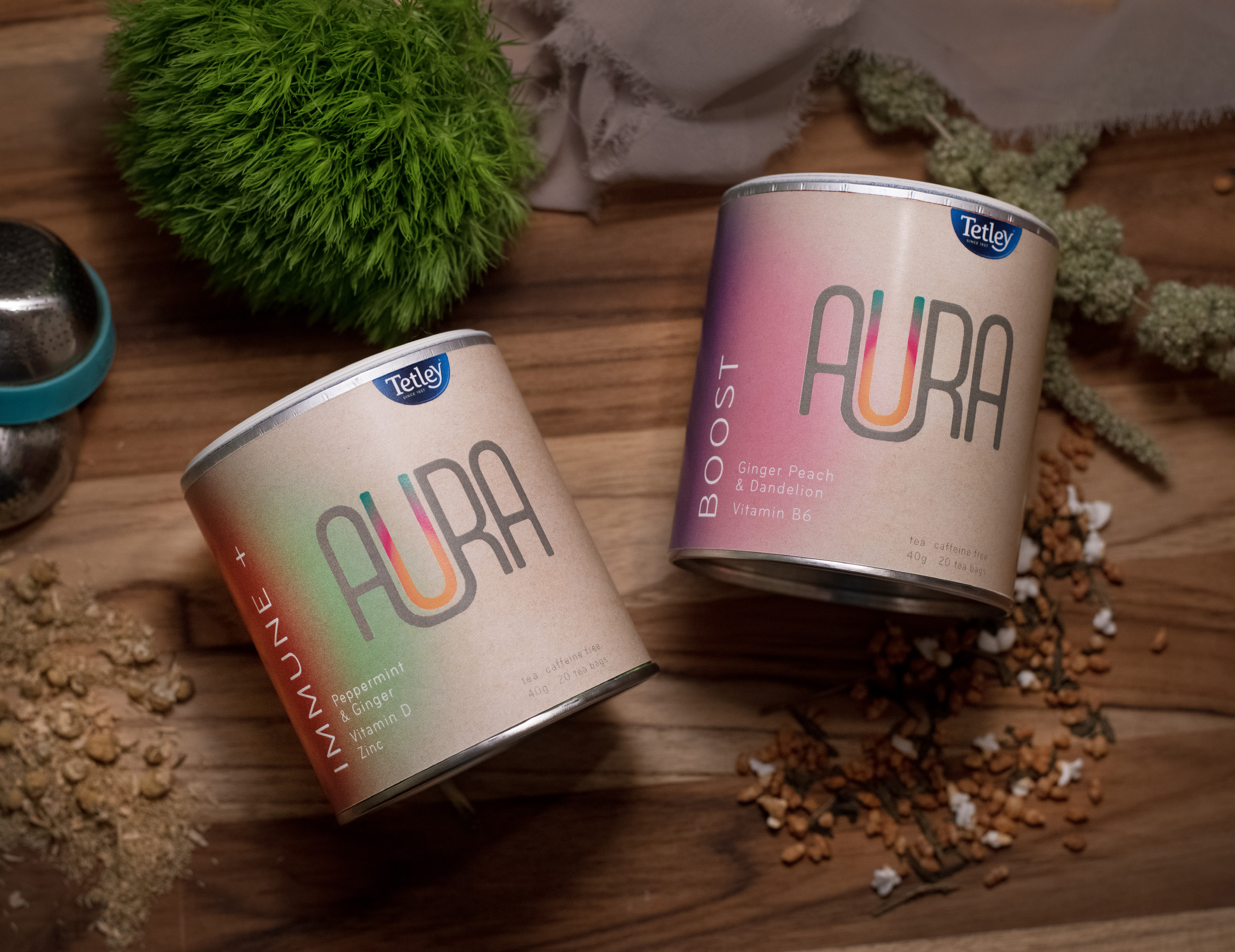 Aura Tea Branding