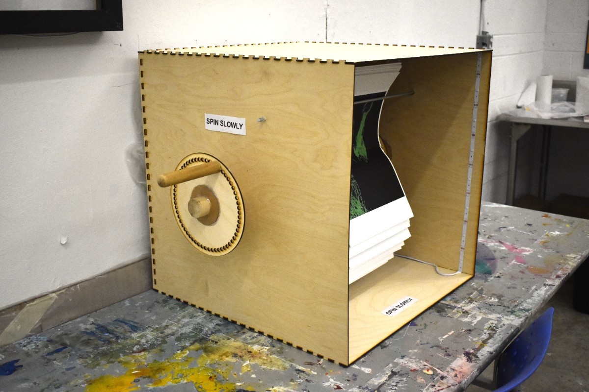 Loss of Self - Flip Box Machine (Left Side View)