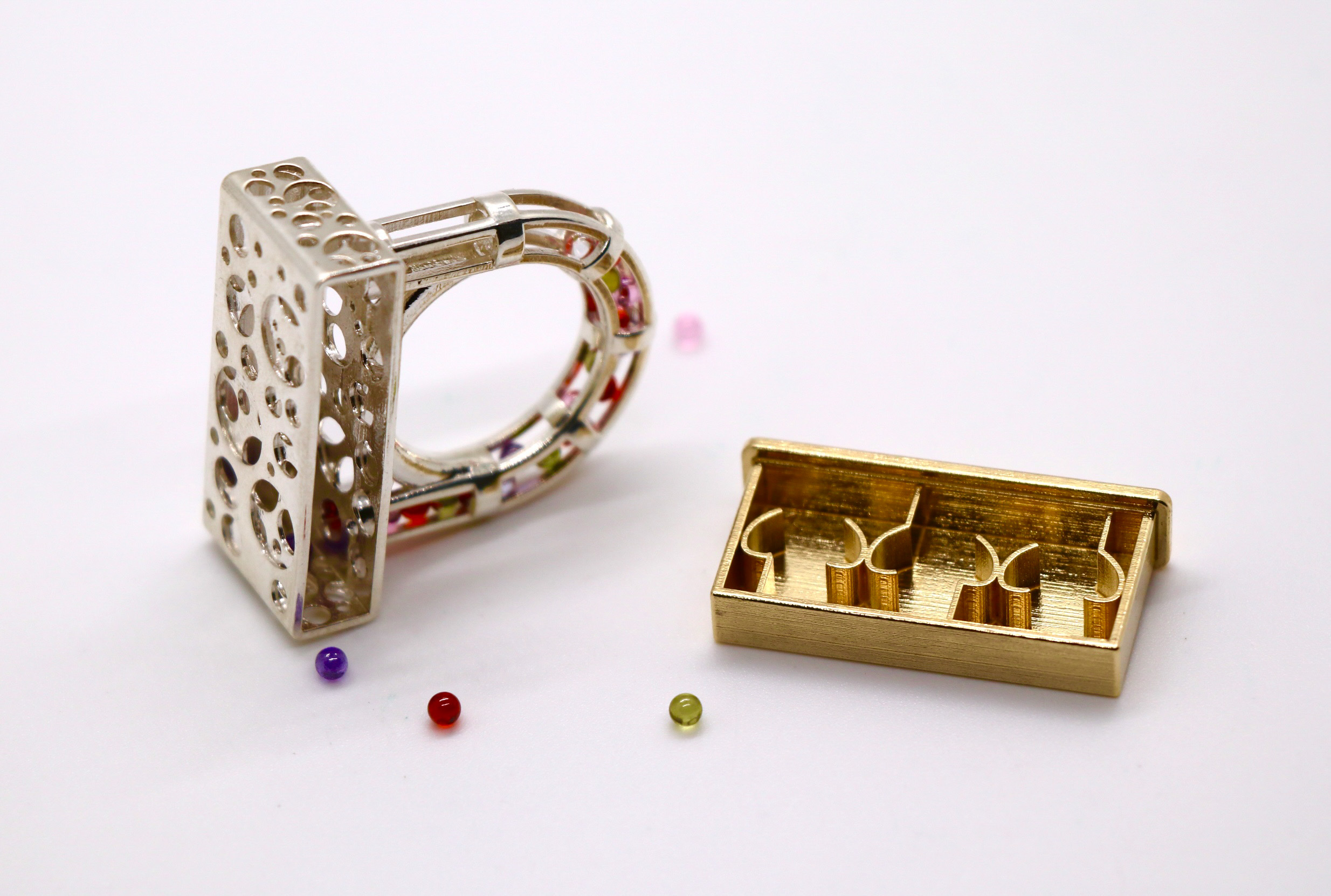 Drawer-shaped Ring