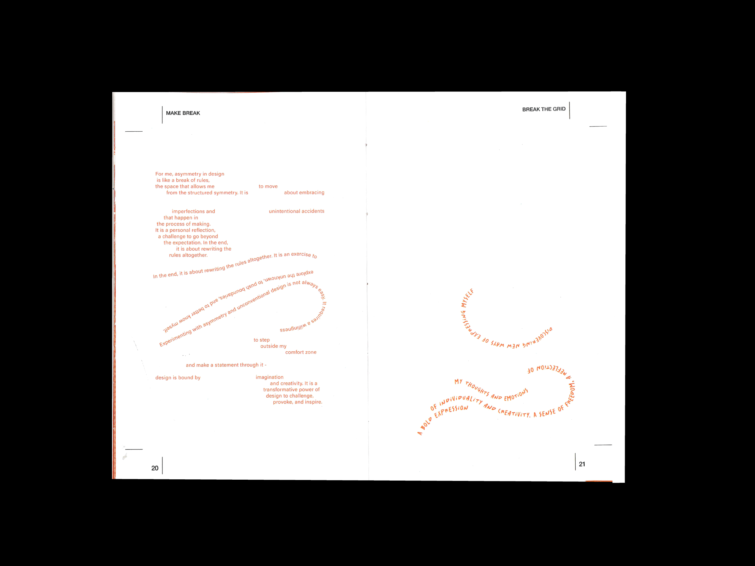 Make Break: Self-Reflection Book