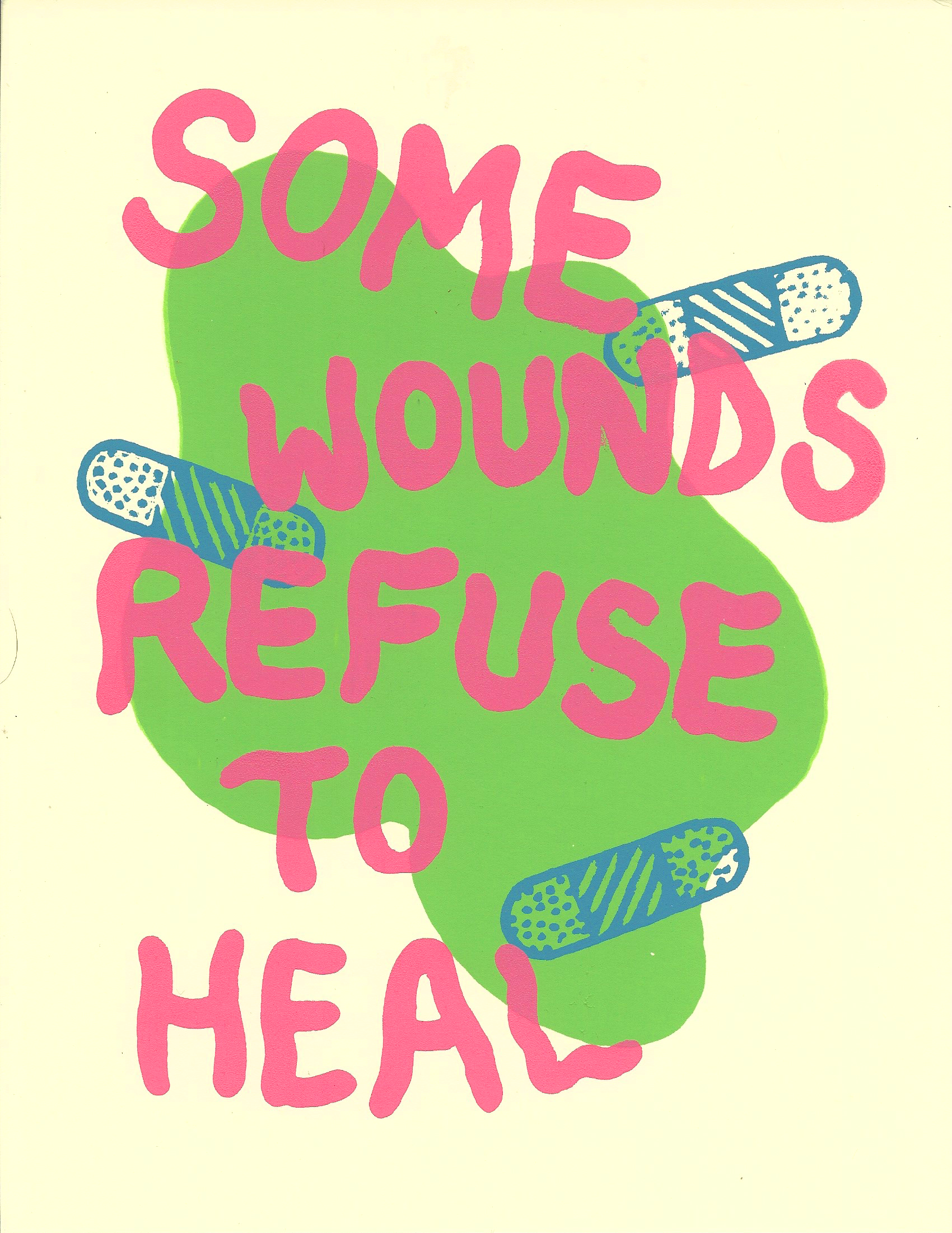 Untitled (Confession no.1) Screen prints