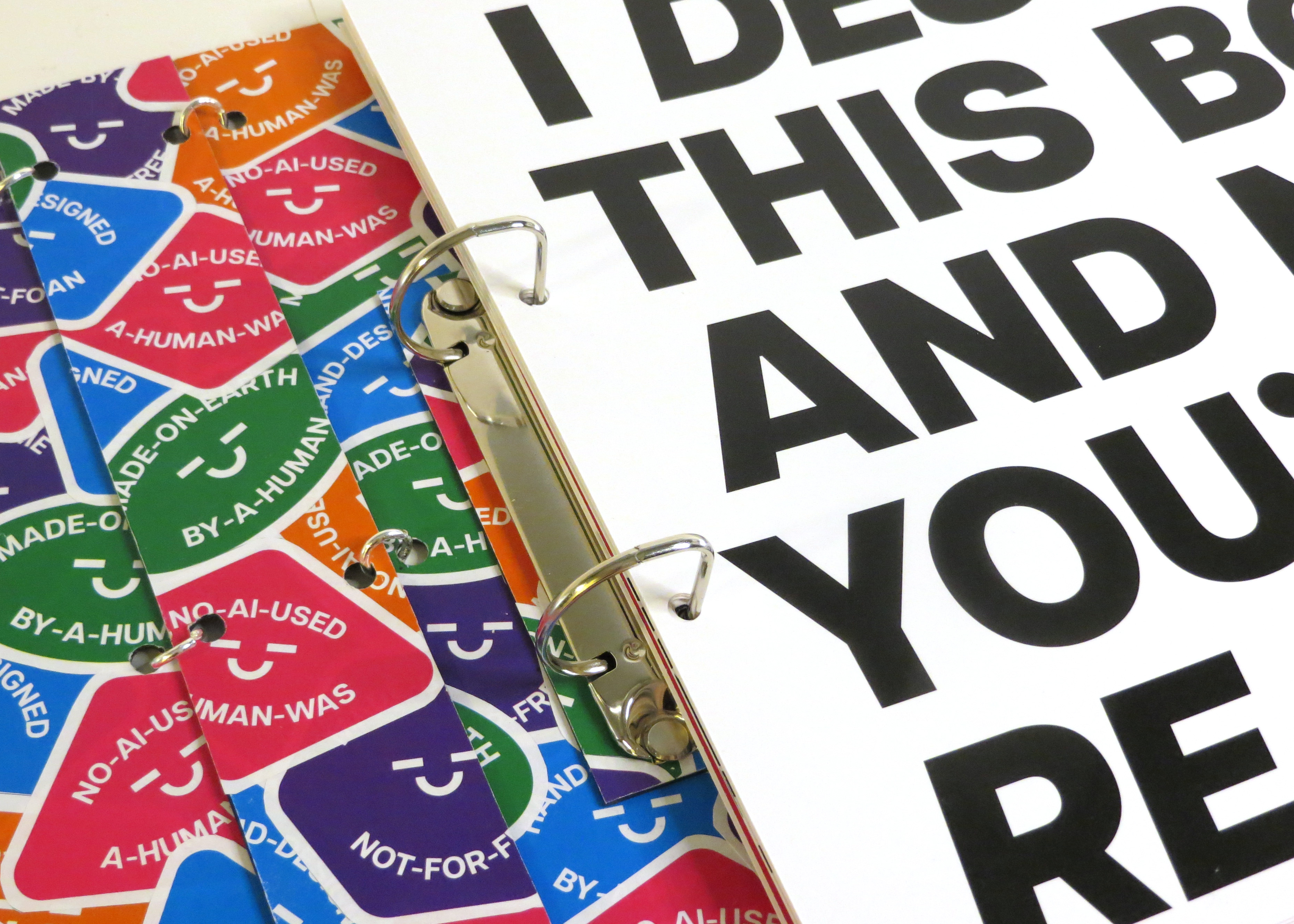 I Designed This Book and Now You're Reading I