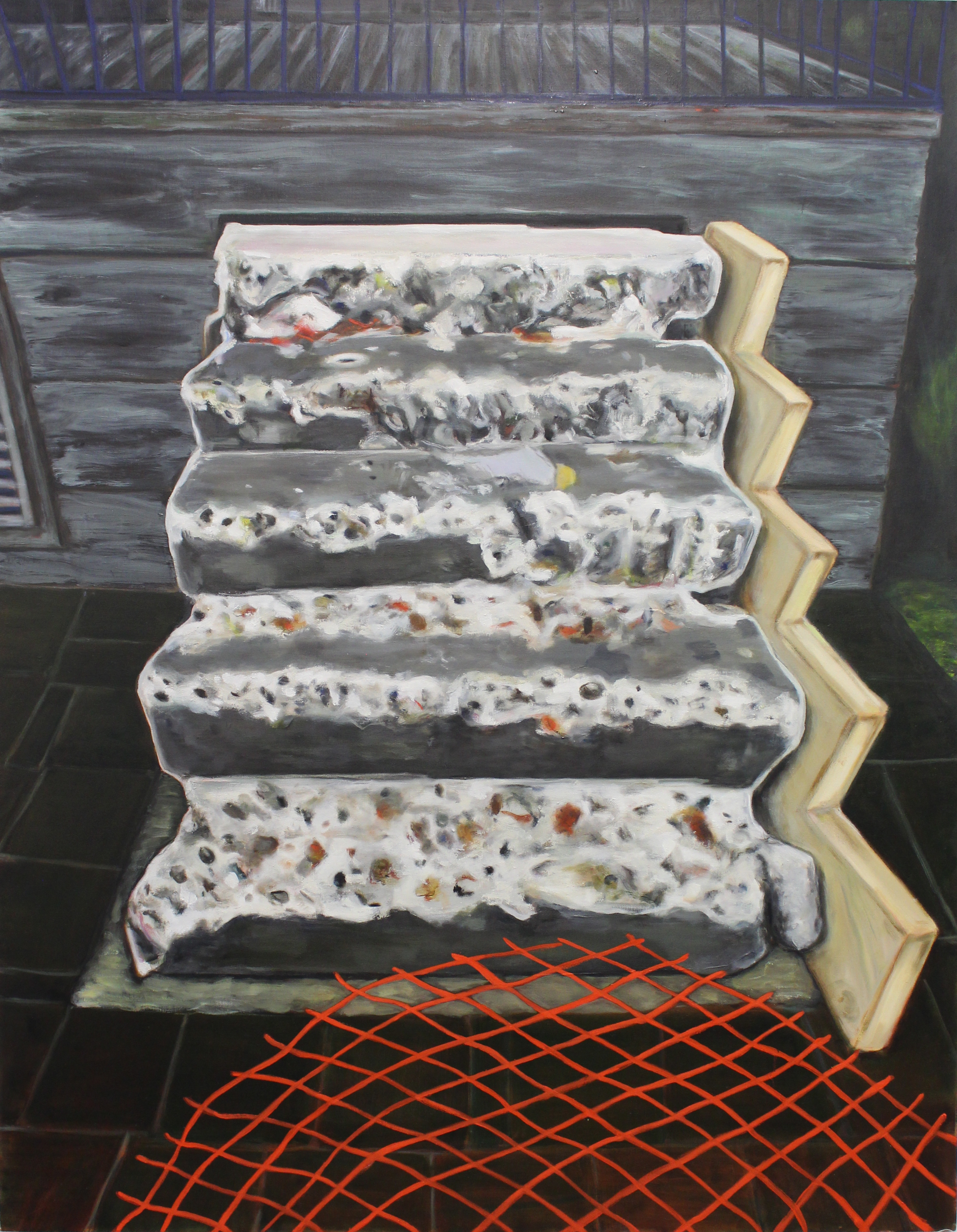 I planted a stony garden to defend the porch