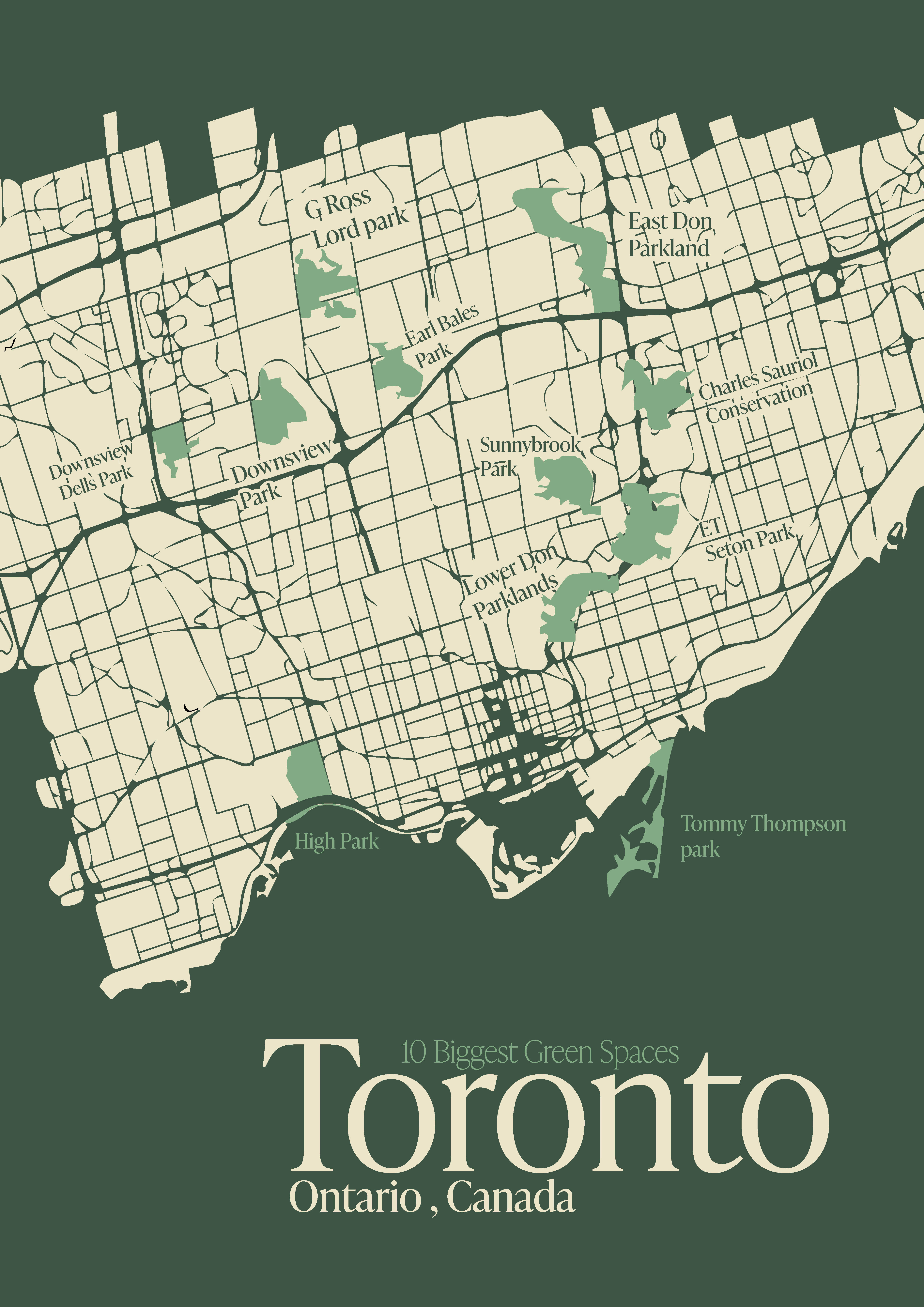 Toronto Nature Travel Posters