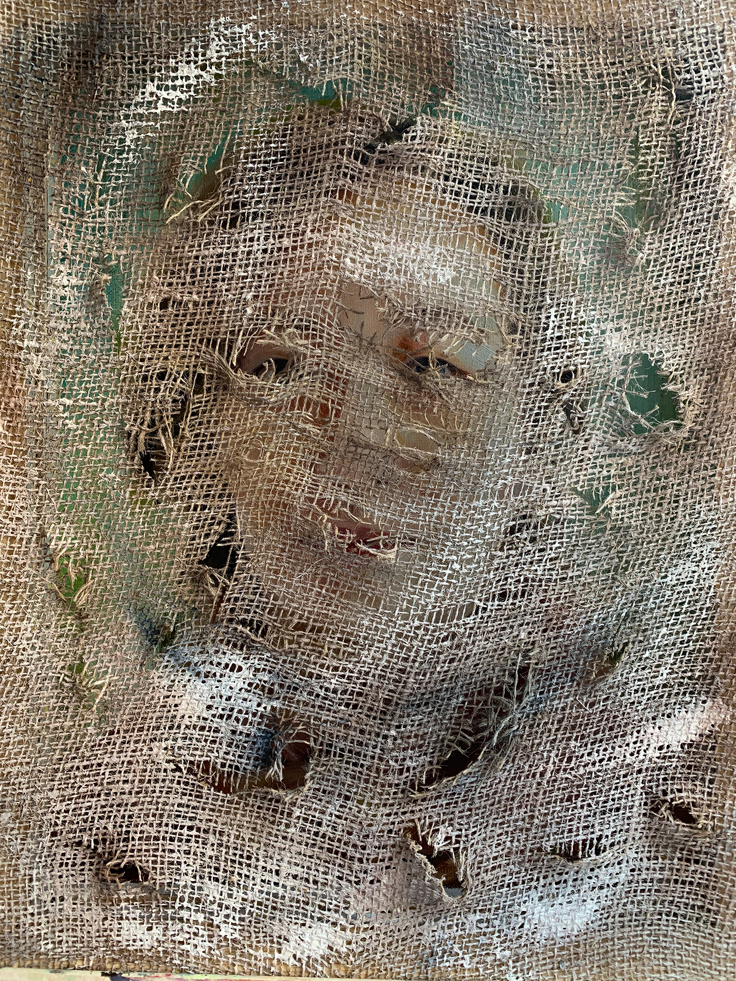 Self Portrait of Middle-Aged Woman