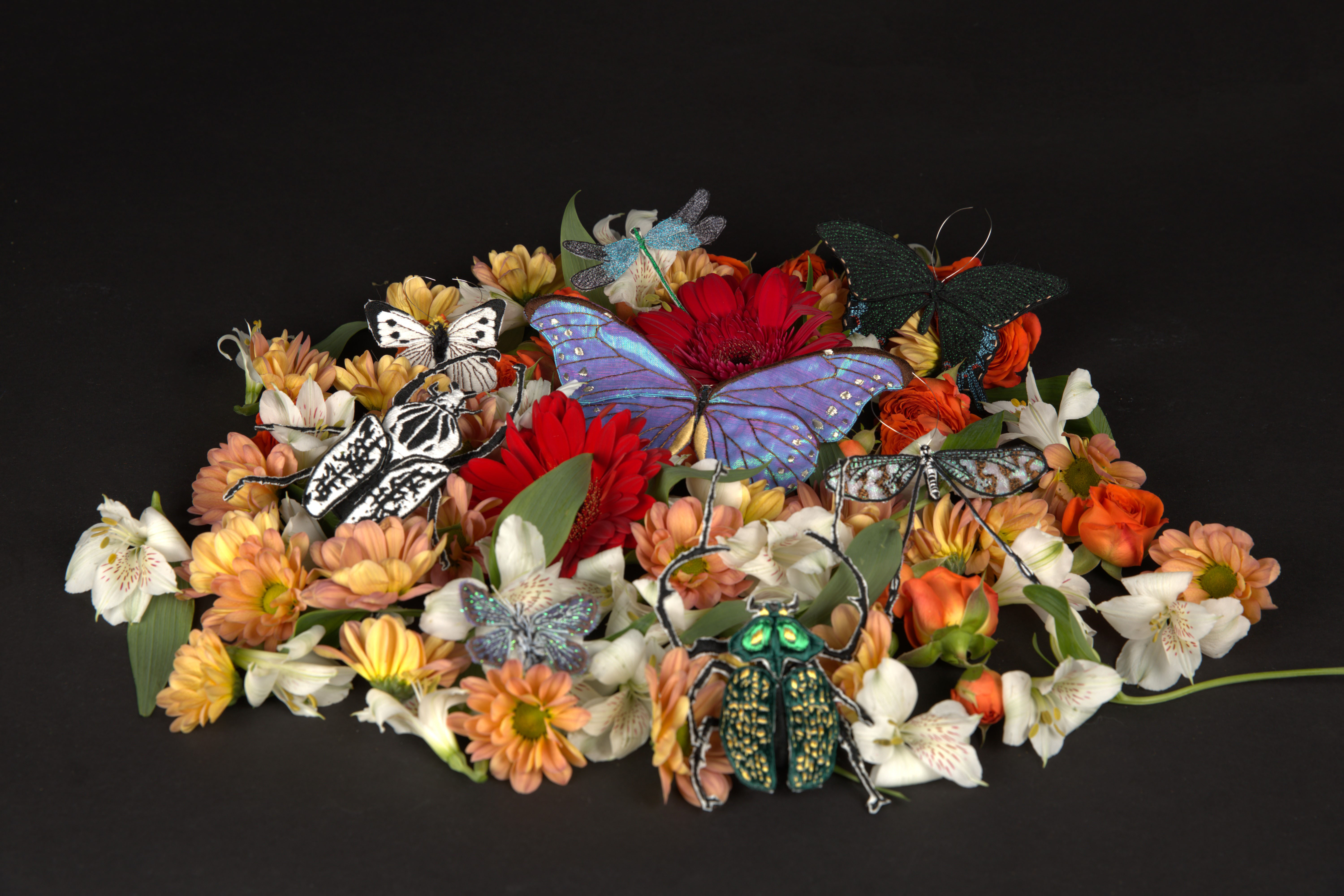 Threads of Life: A Tapestry of Endangered Insects in Flowers