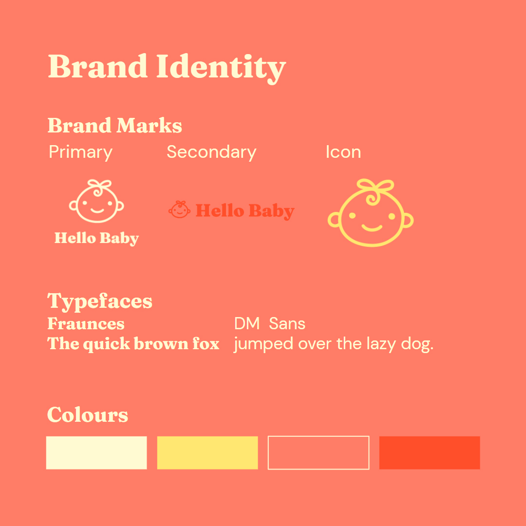 Hello Baby Brand Identity