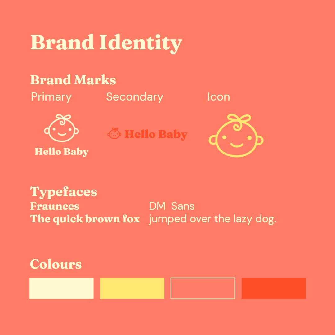 Hello Baby Brand Identity
