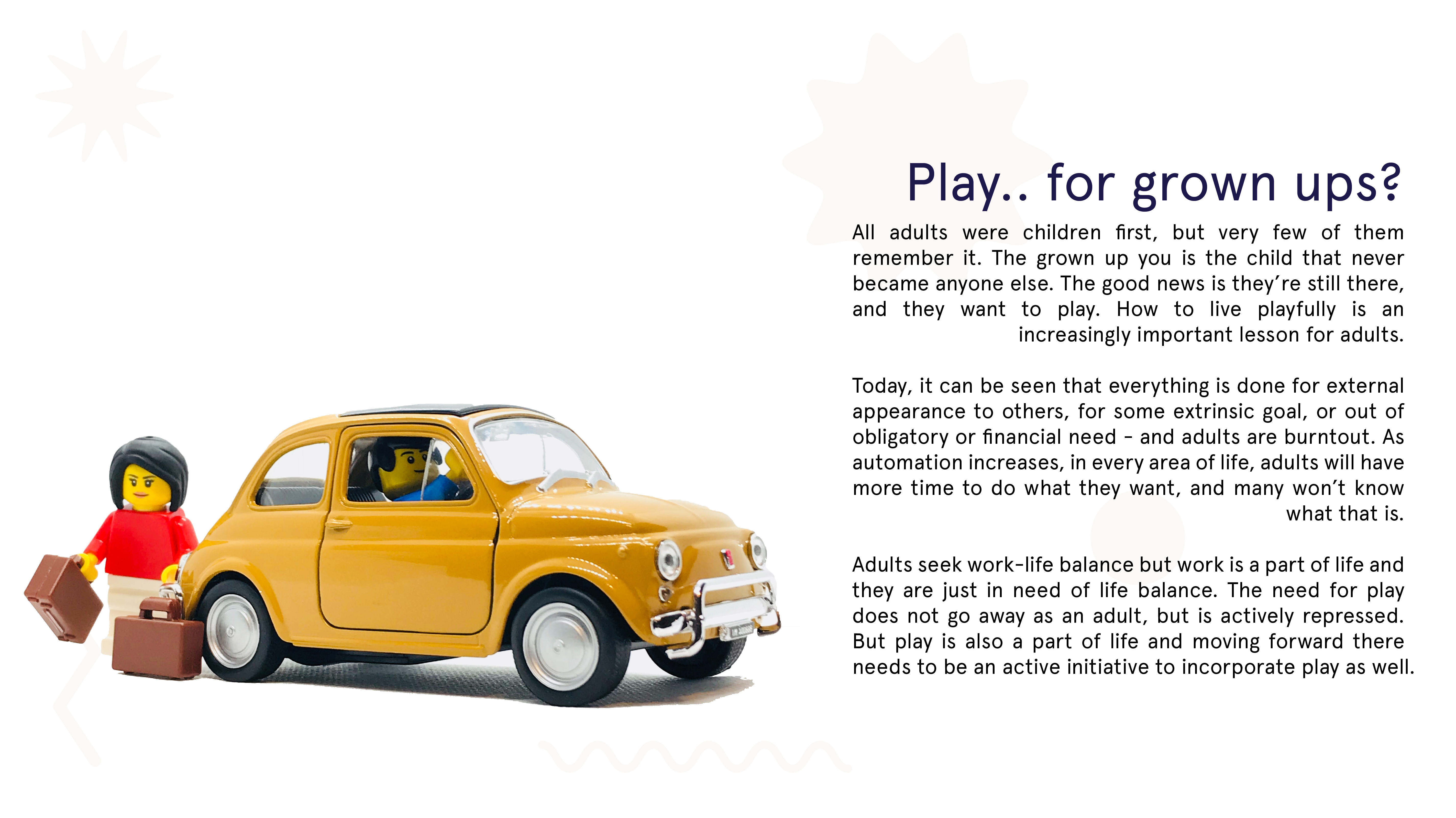 Play... for grown ups?