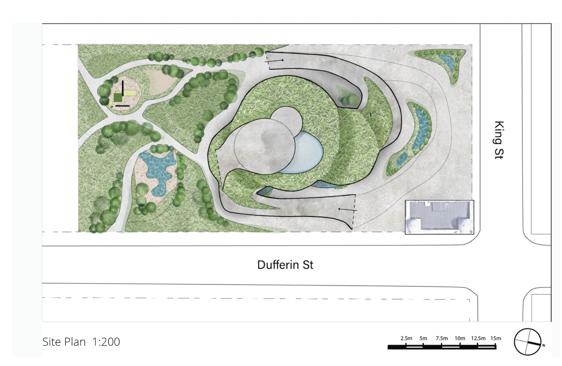 King and Dufferin Community Center Site Plan