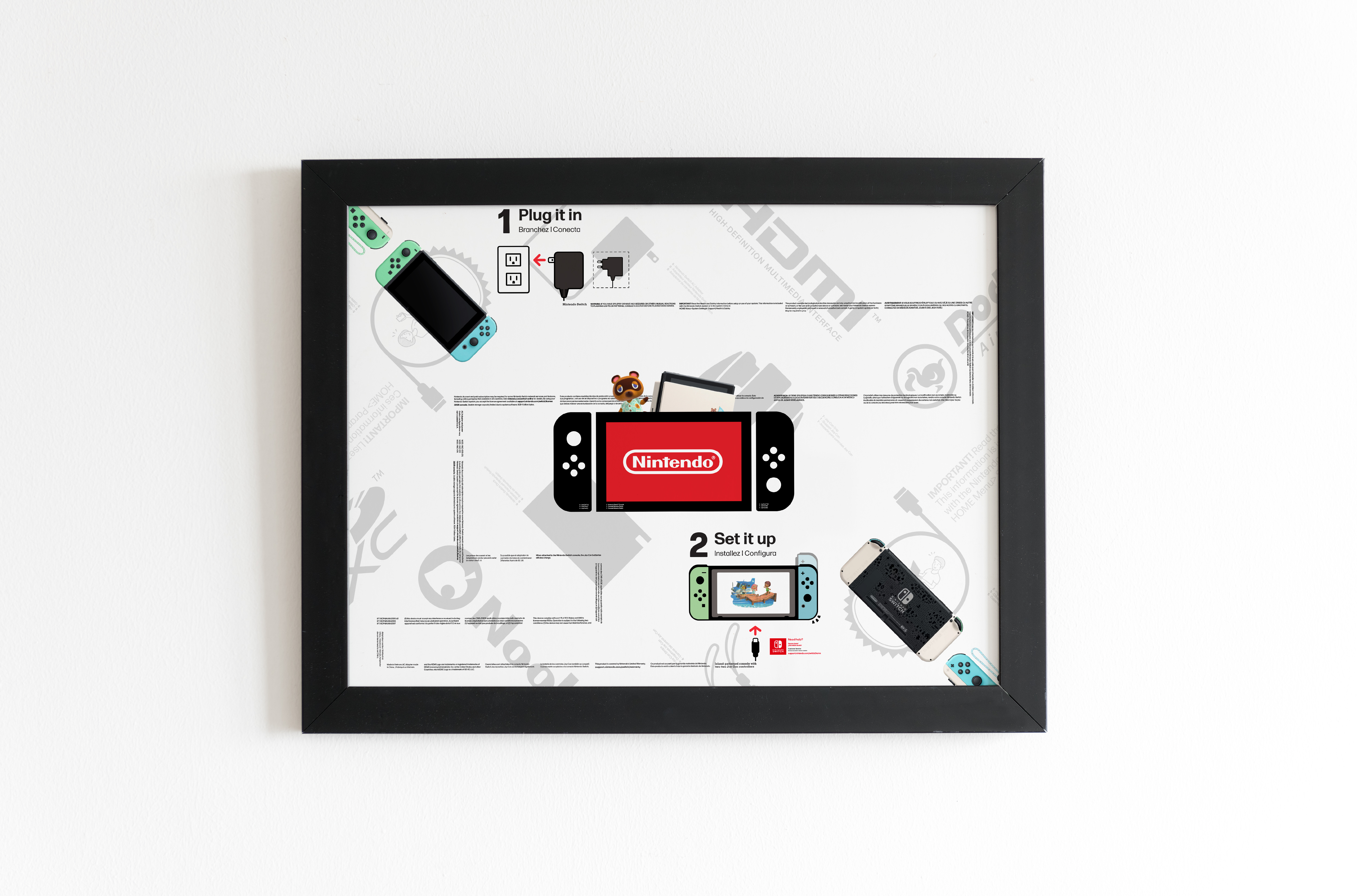 Nintendo Poster Framed