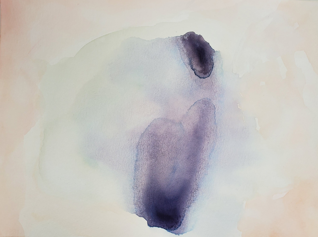 Purple turns to black