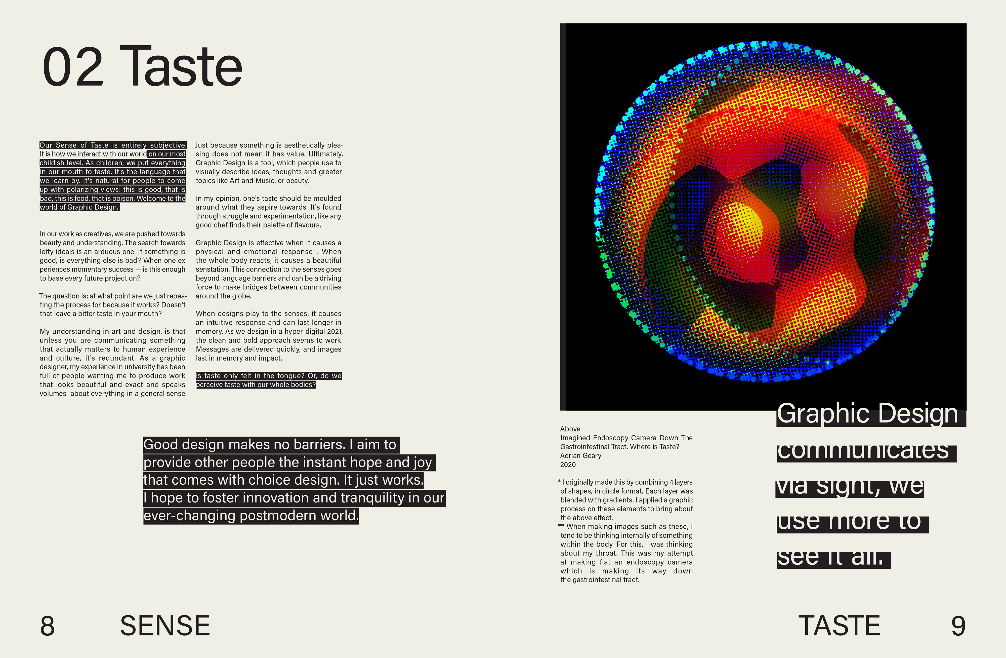 02 Taste — Object / Sense