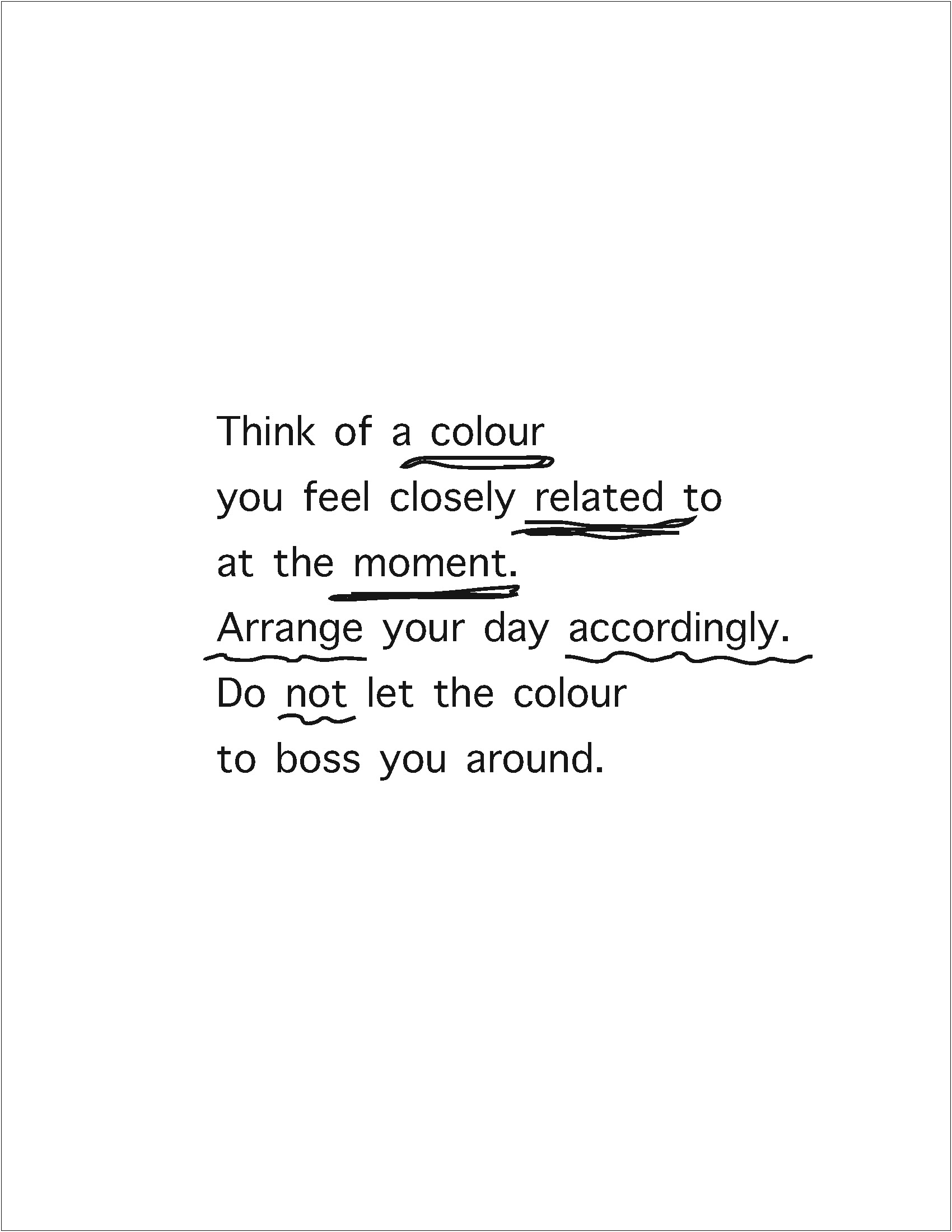 Ways to Connect and other remedies  for general betterness